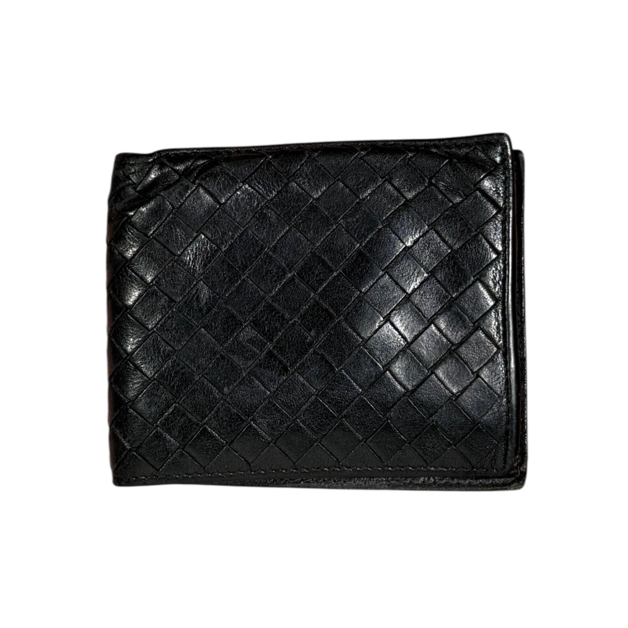 【関税&送料込み】Bottega Veneta Braided Wallet With Large Braided Botegga Black Wallet- Consignment – PEACHTREE