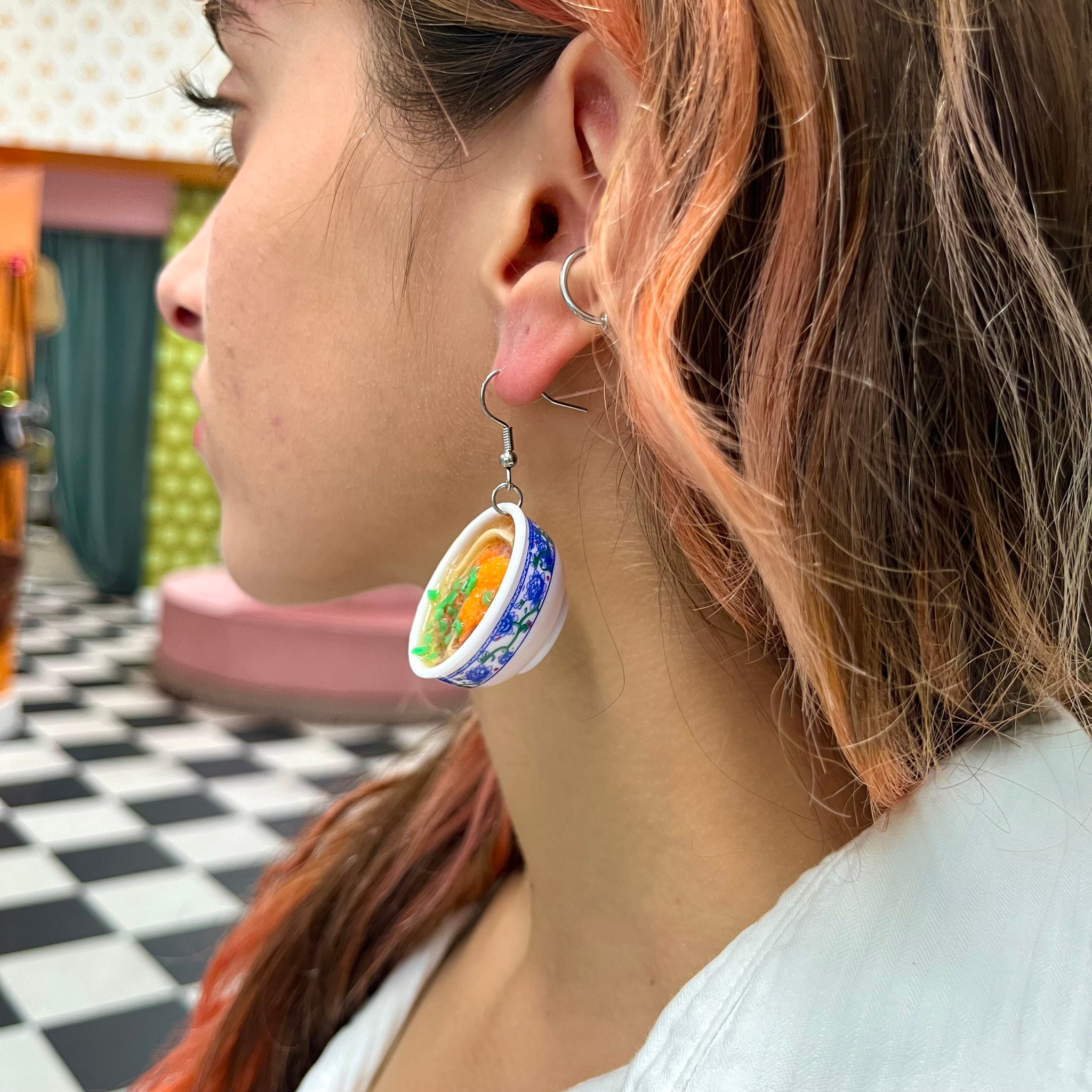 Ramen Bowl Earrings