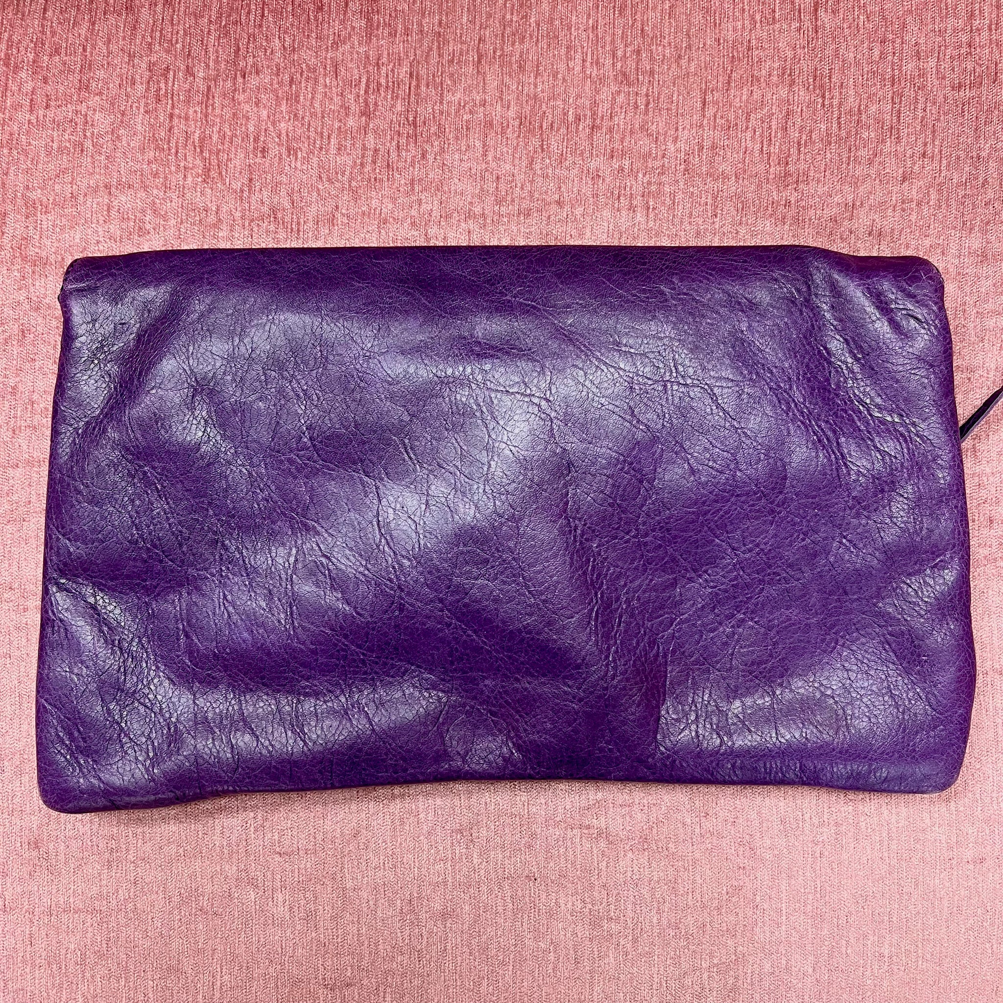 Balenciaga Purple Clutch - Consignment