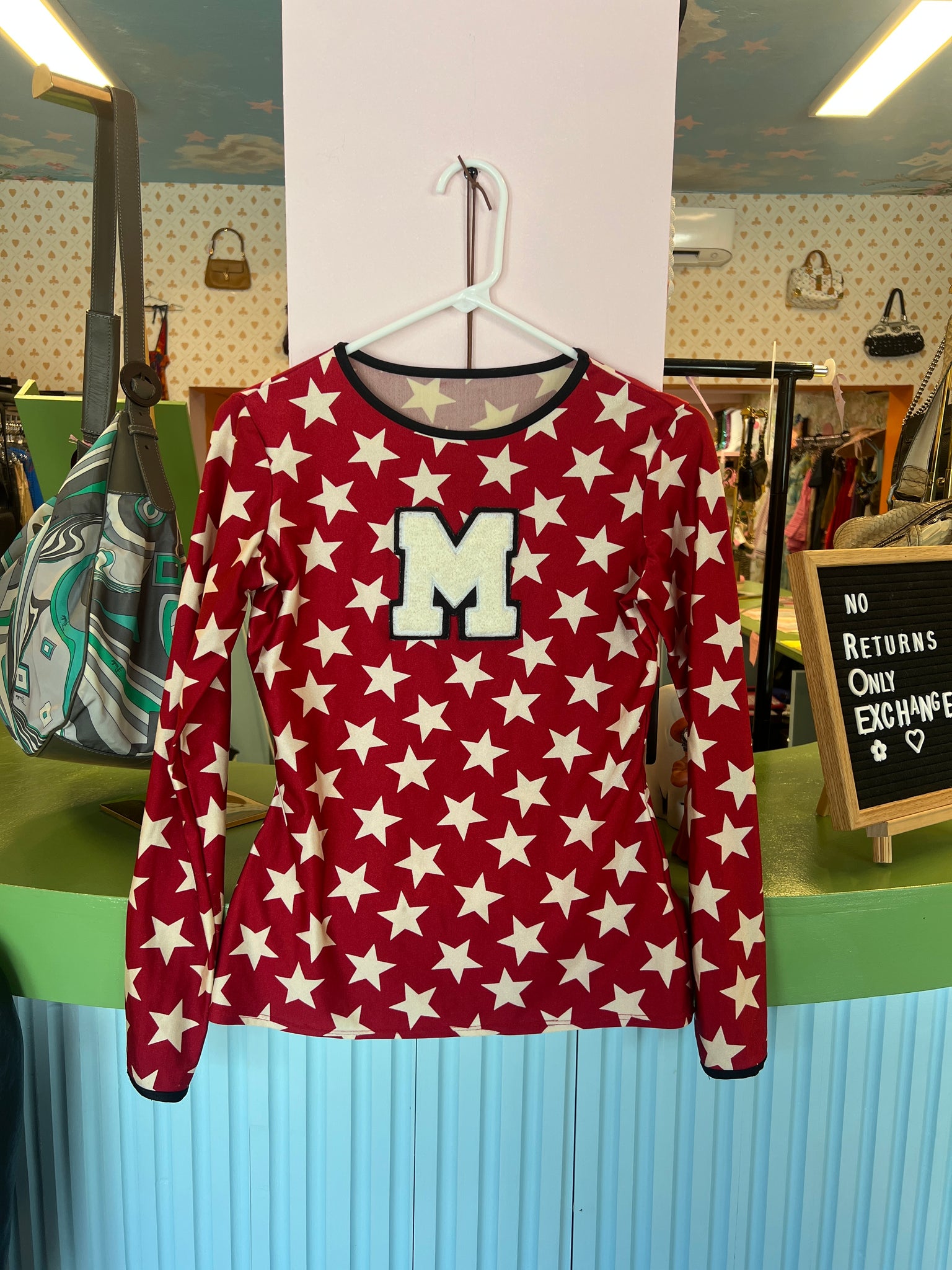 1996 Omo gym Norma Kamal signature star long sleeve - consignment