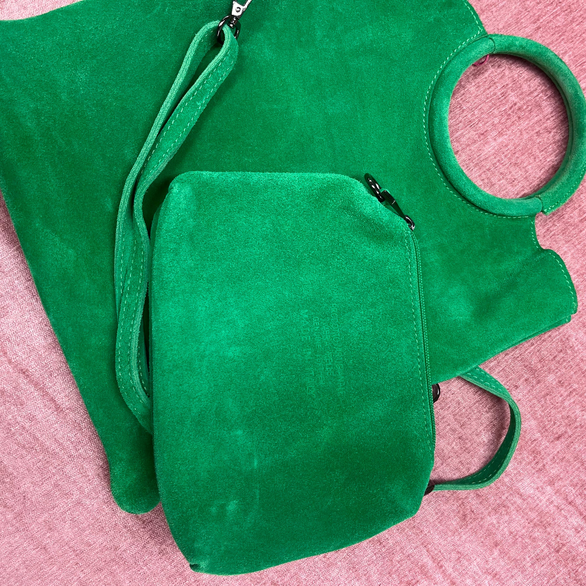 Leather Green Purse