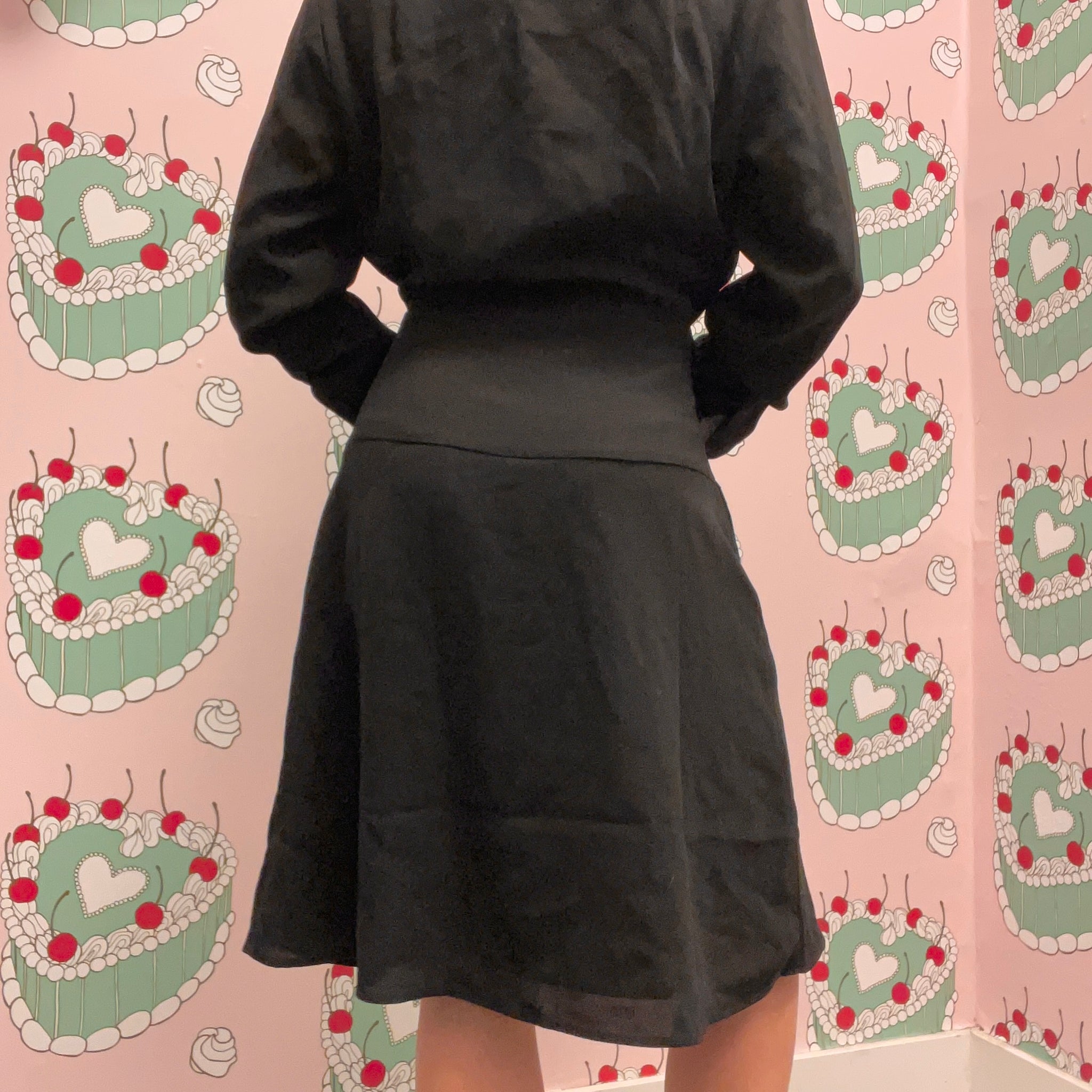 Coach Black Button Up Dress