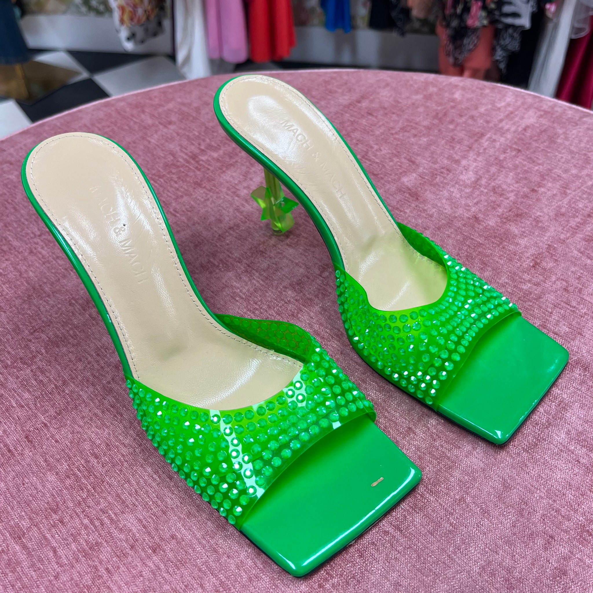 Mach & Mach Green Star Heels