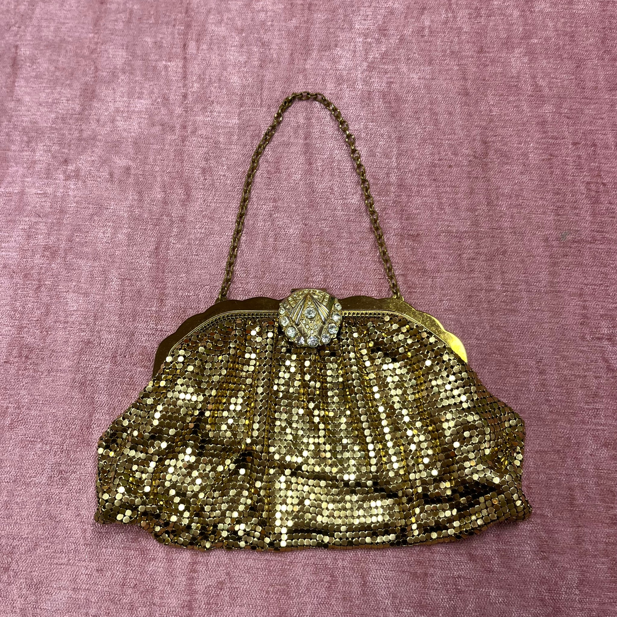 Gold Glamorous Clutch Bag