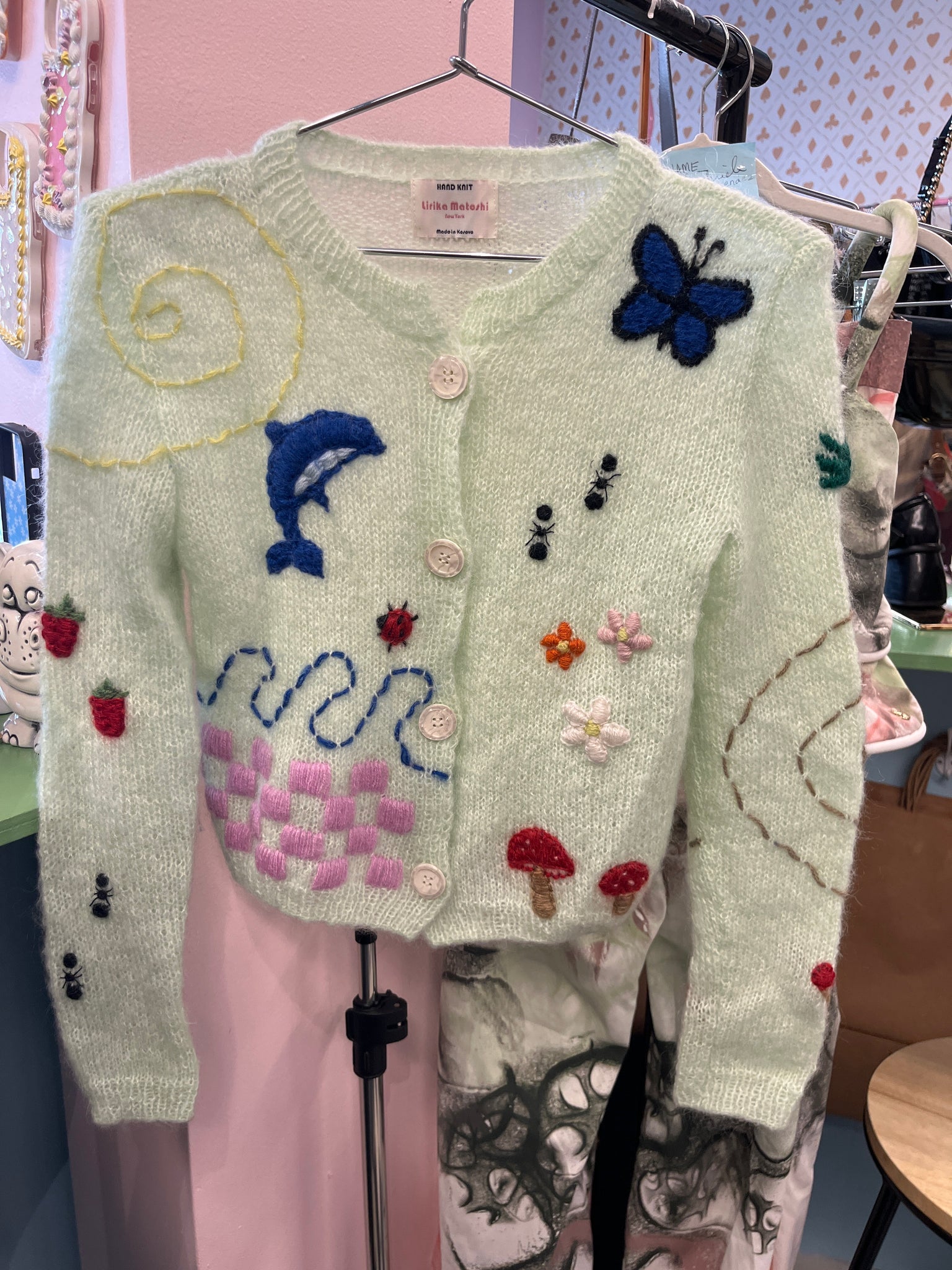 Lirika Matoshi mint cardigan - consignment