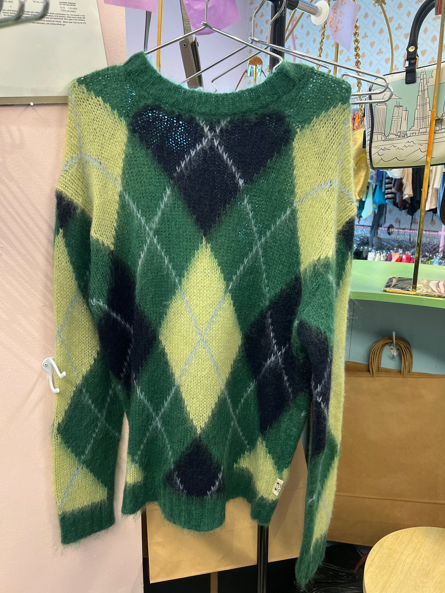 Kenzo Green Sweater - consignment