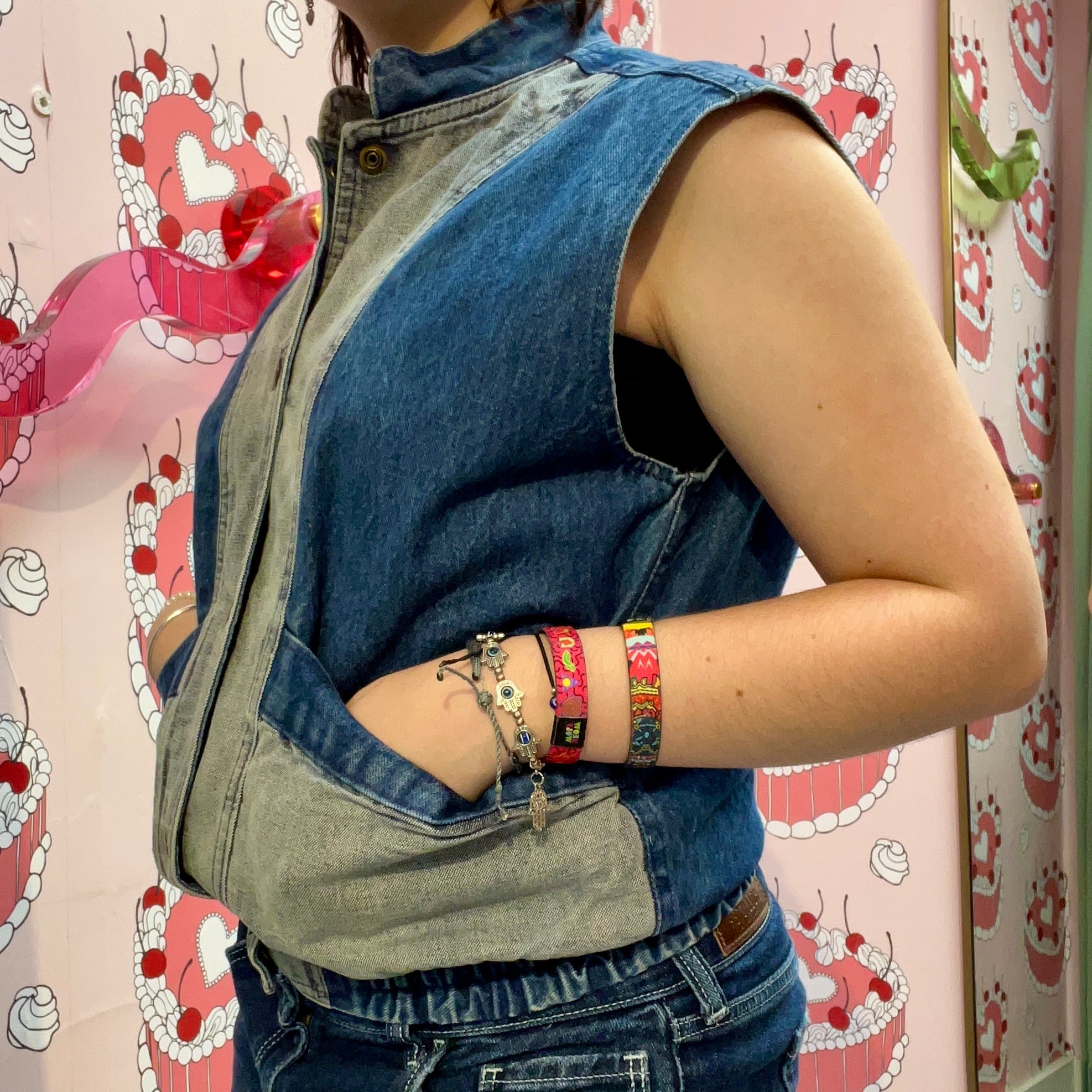 Denim Oversized Gilet