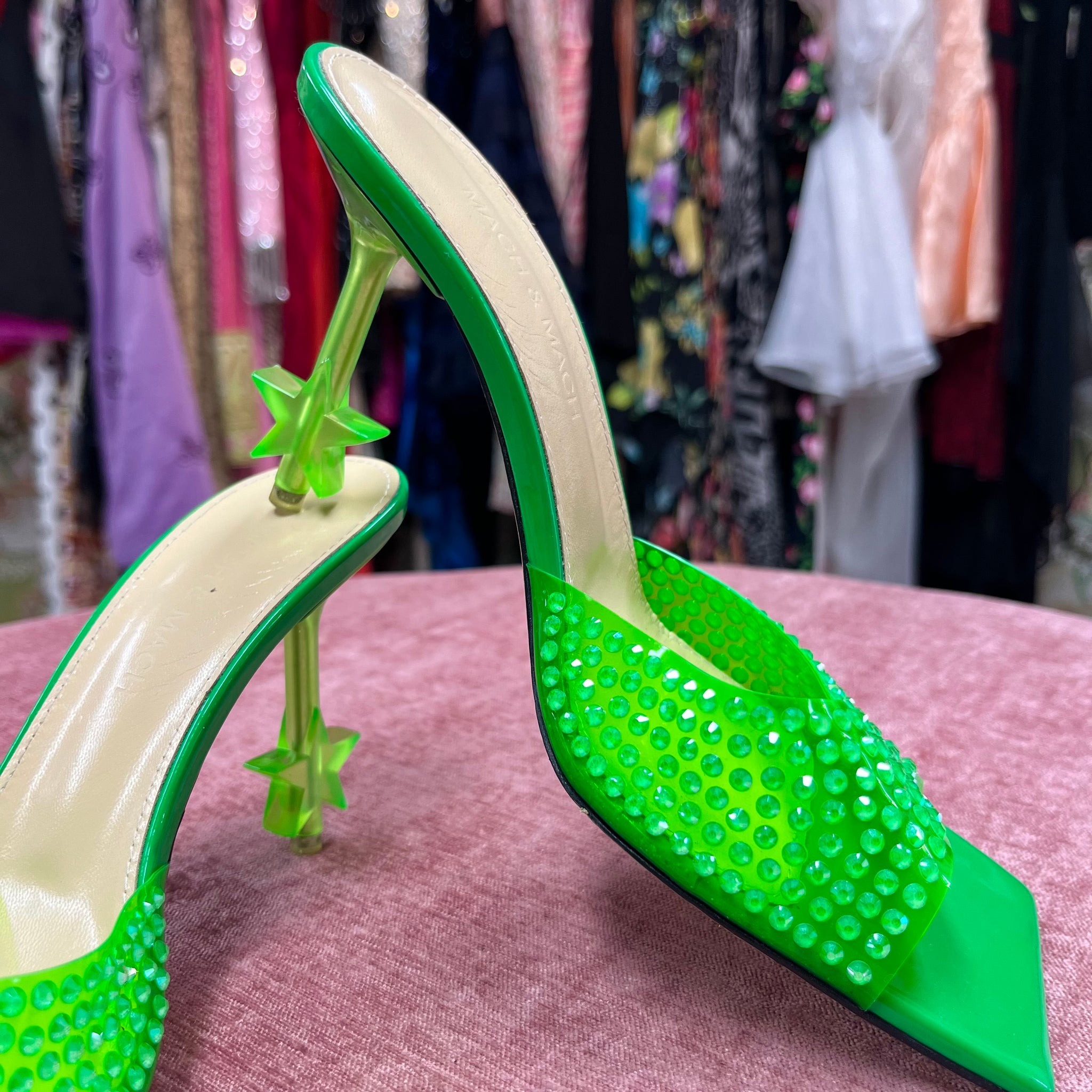 Mach & Mach Green Star Heels