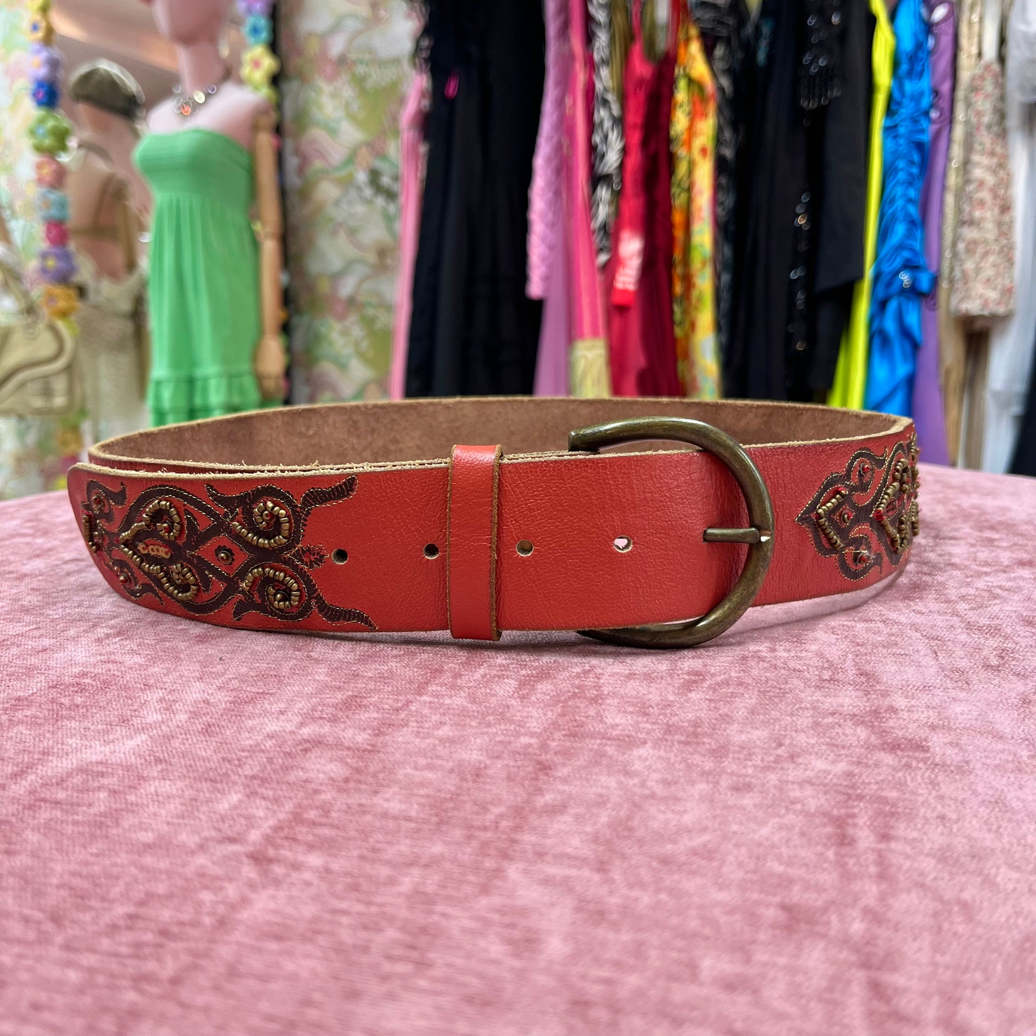 Beaded Sequins Belt