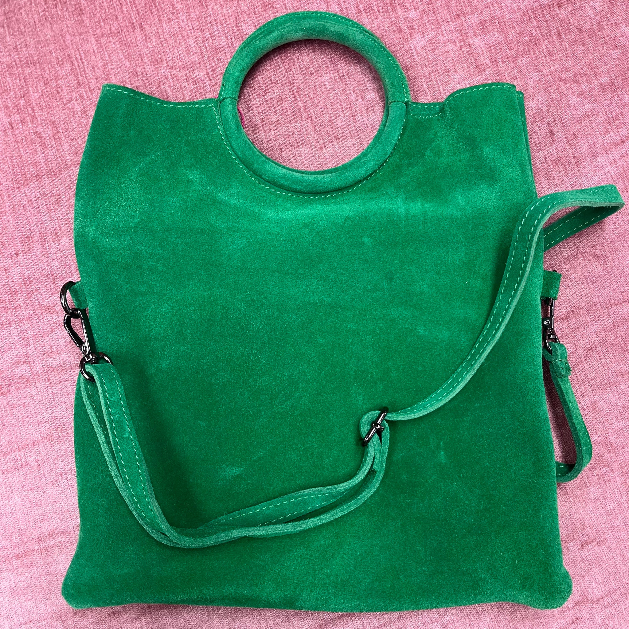 Leather Green Purse