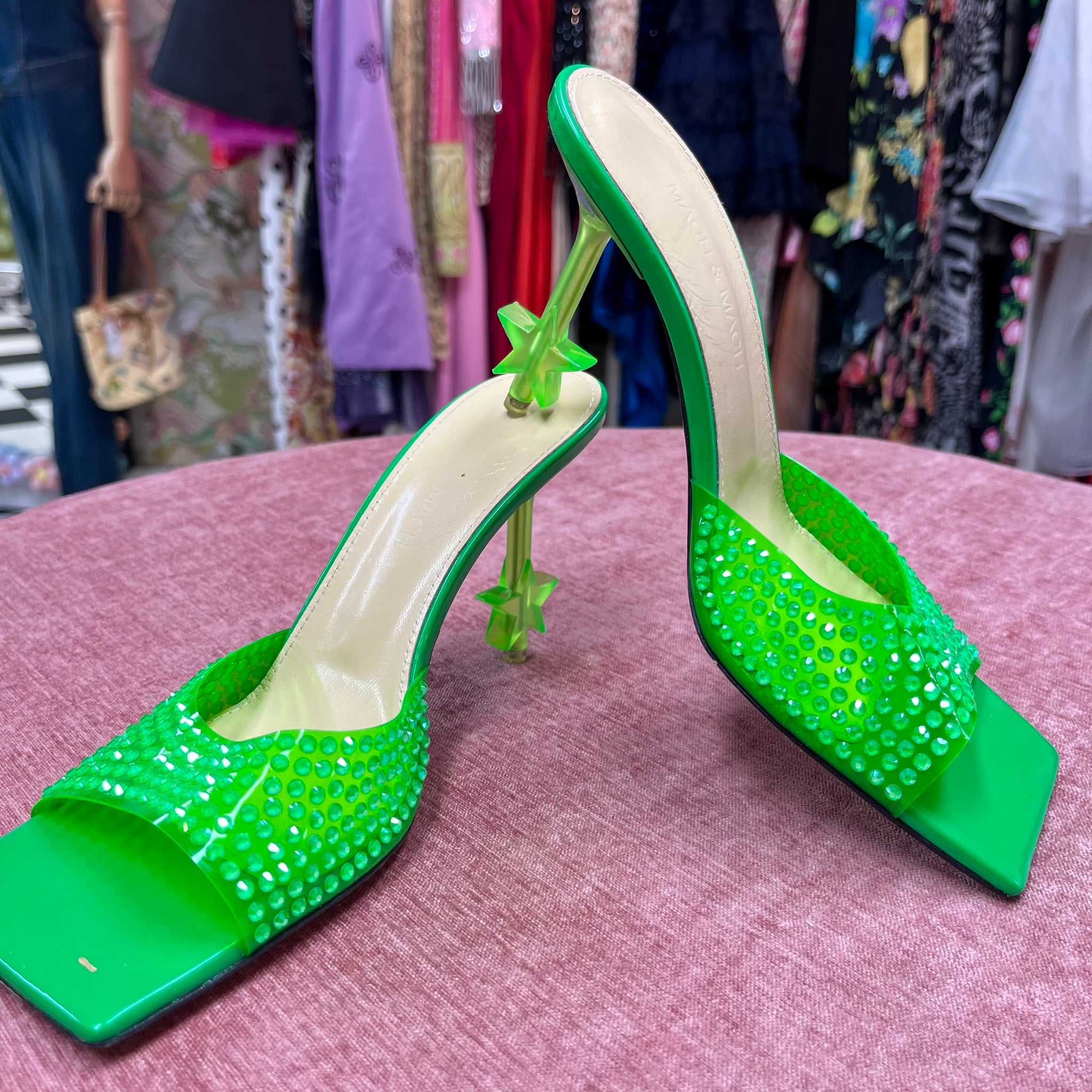 Mach & Mach Green Star Heels