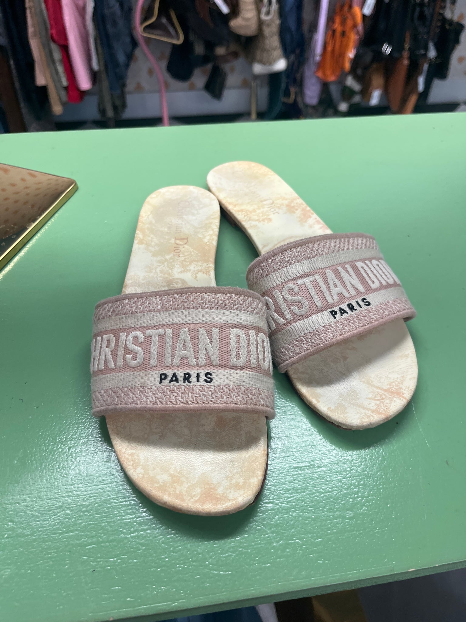 Dior pink flats size 9 - Consignment