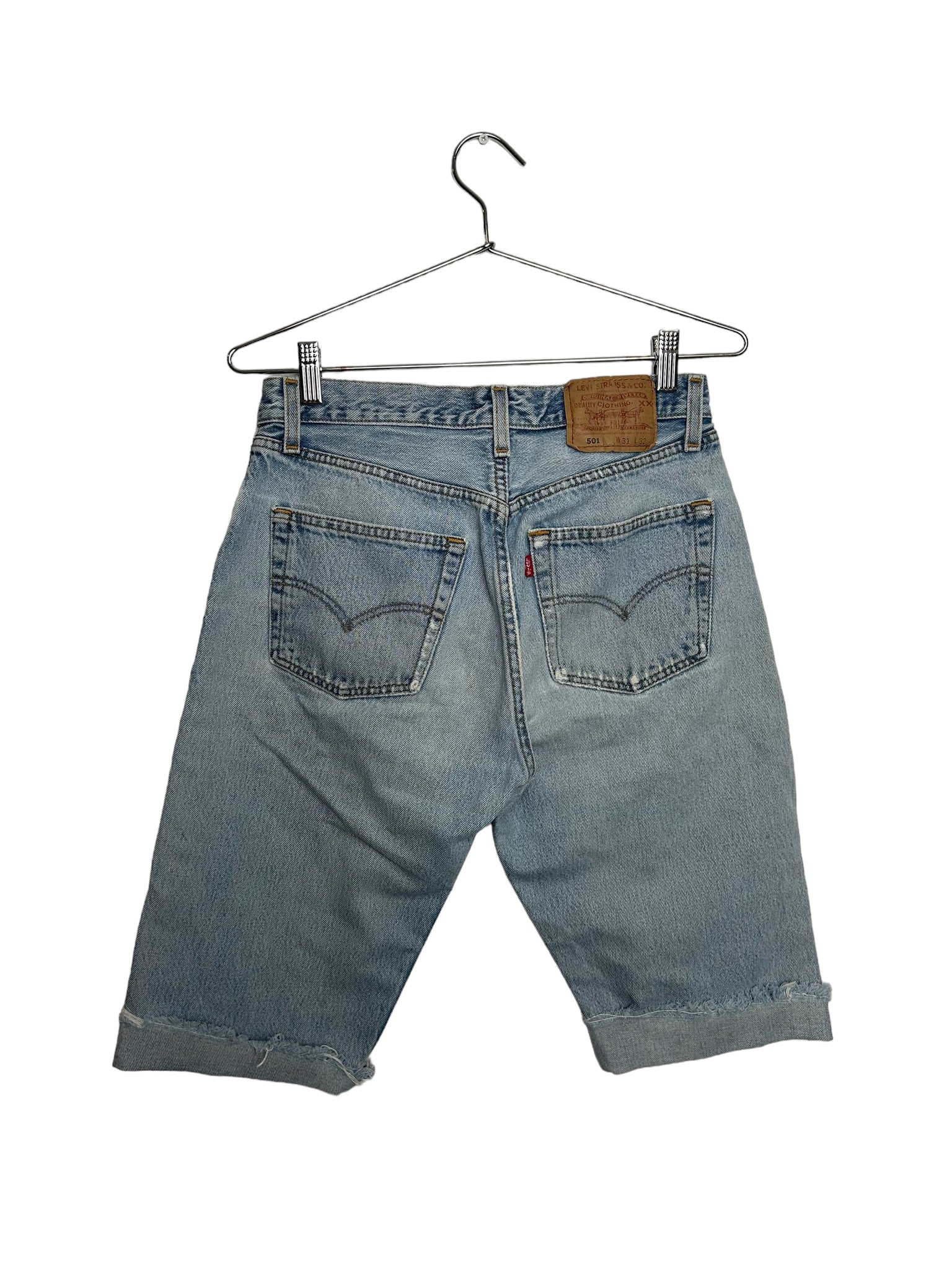 Levi Light Wash Denim Shorts