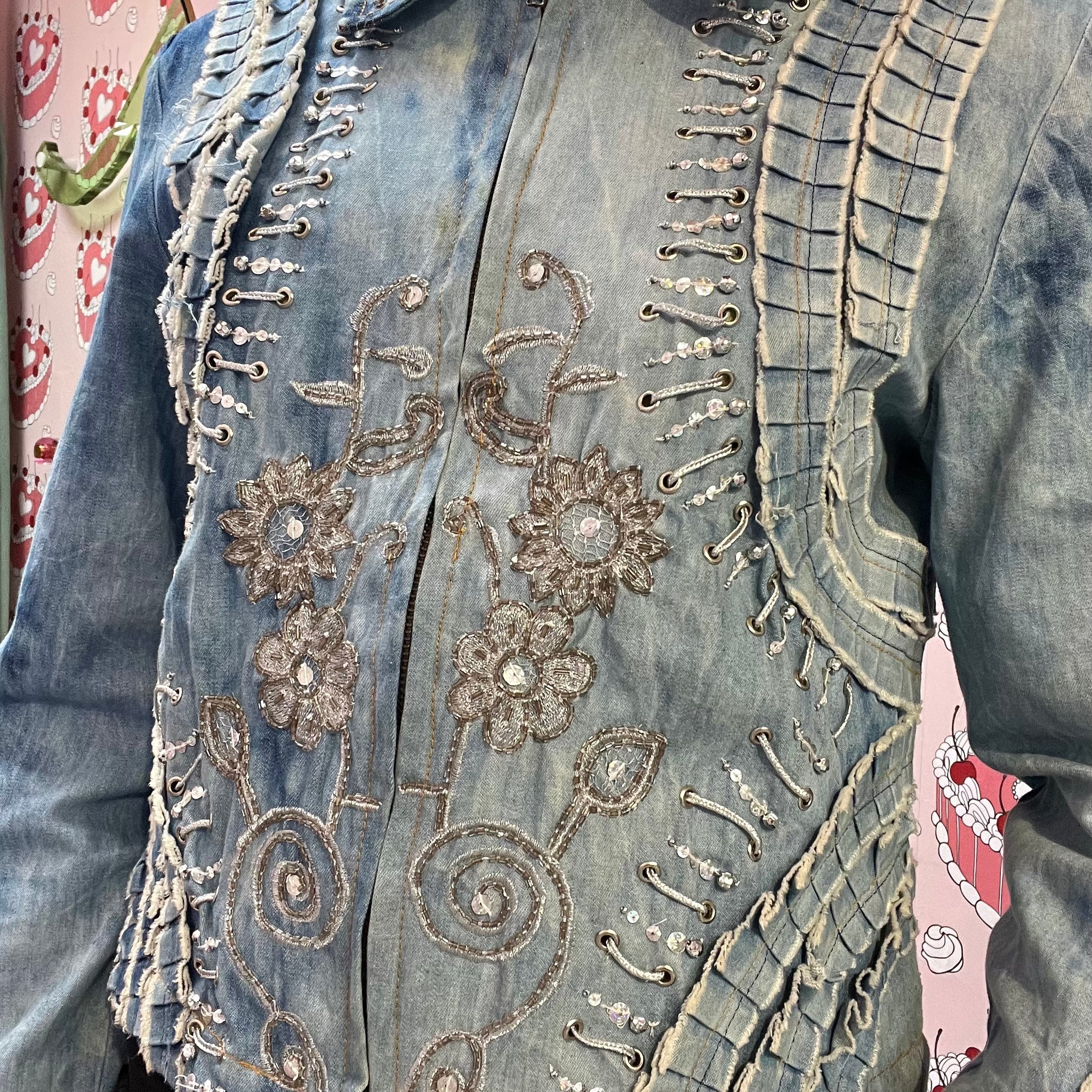 Heavily Detailed Denim Jacket