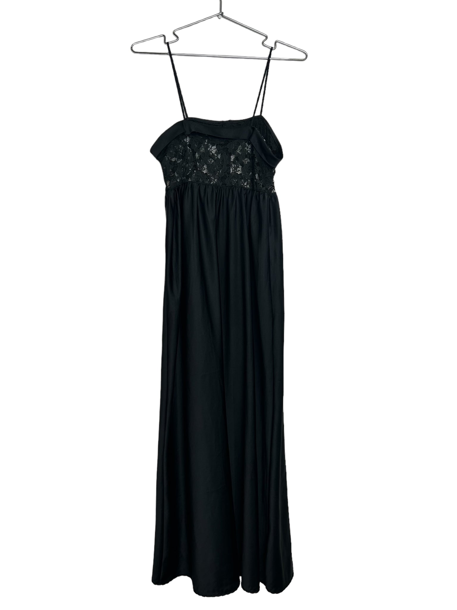 Vintage Black lace Maxi Dress