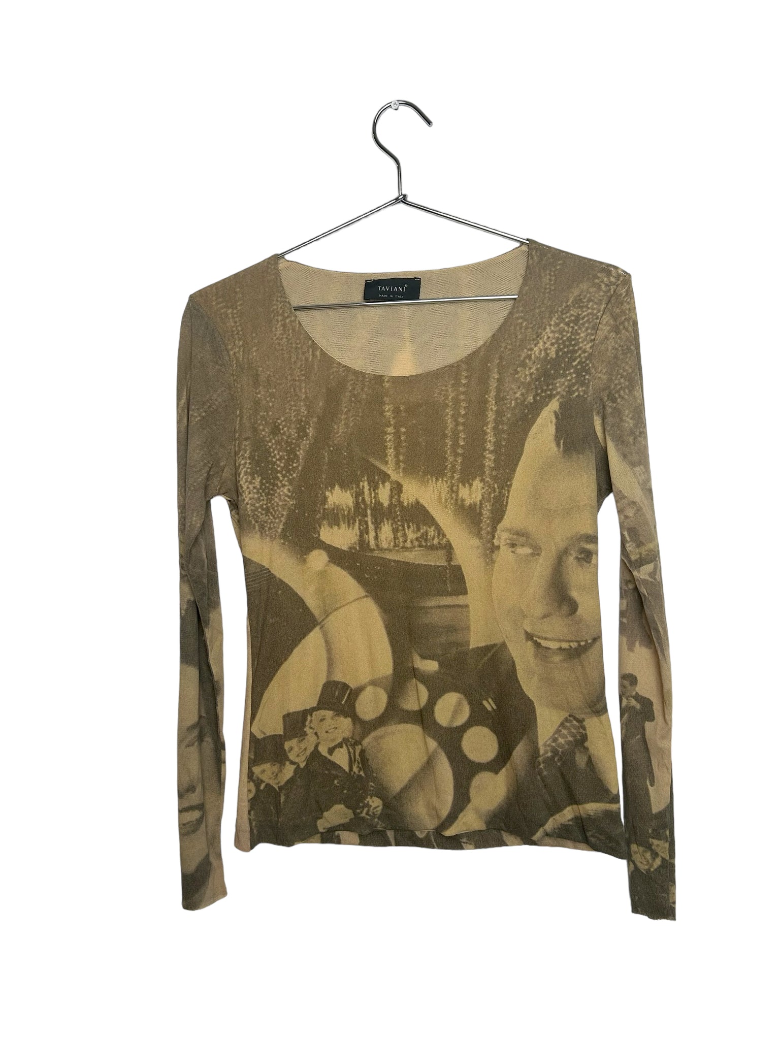 Mesh 1930s Graphic Top