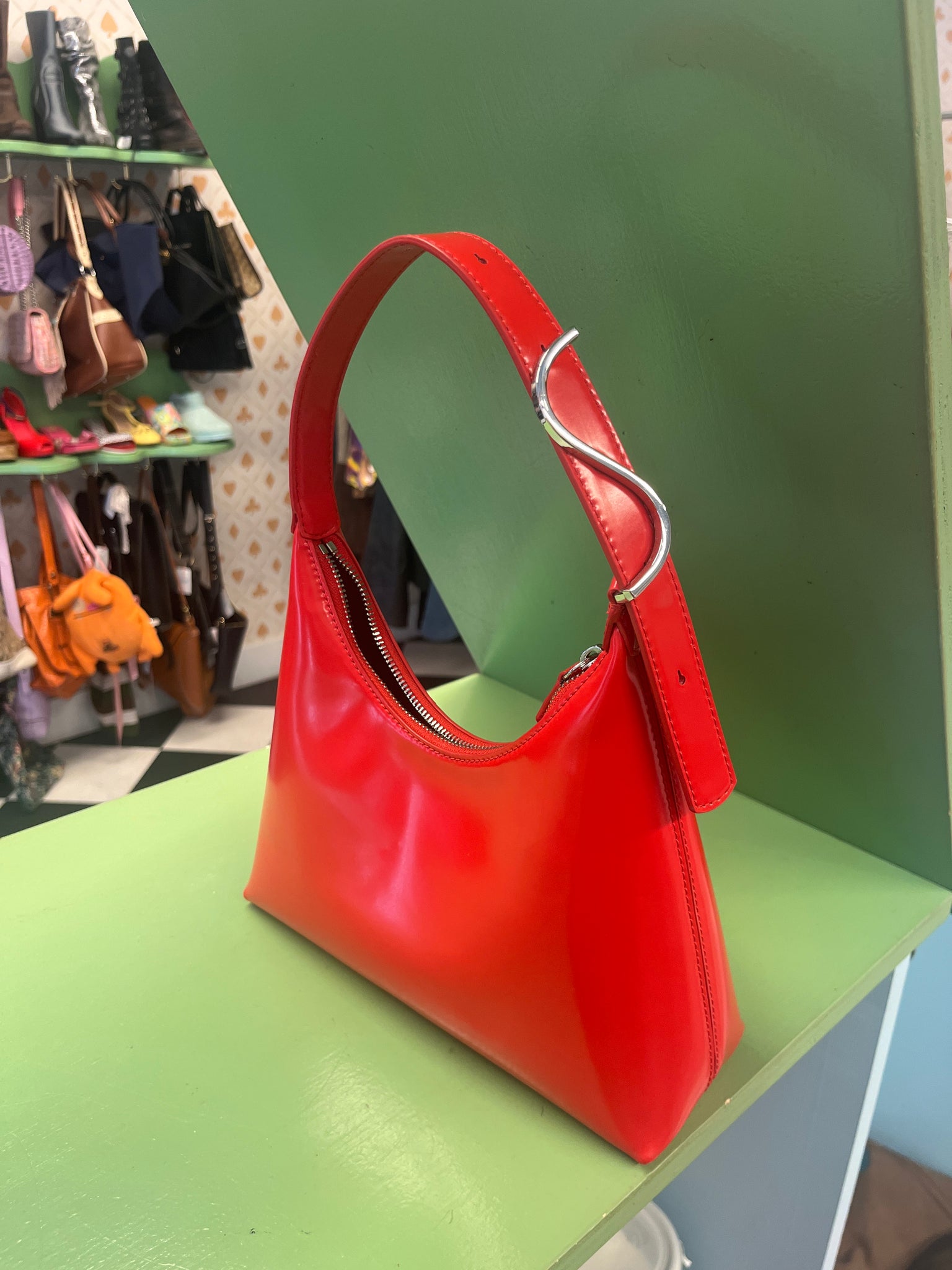 Red Staud Scotty bag - Consignment