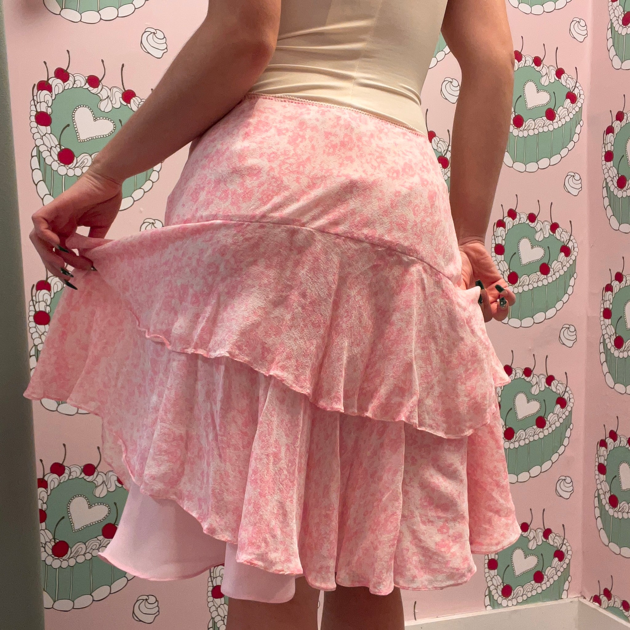 Pink Floral Sophisticate Skirt