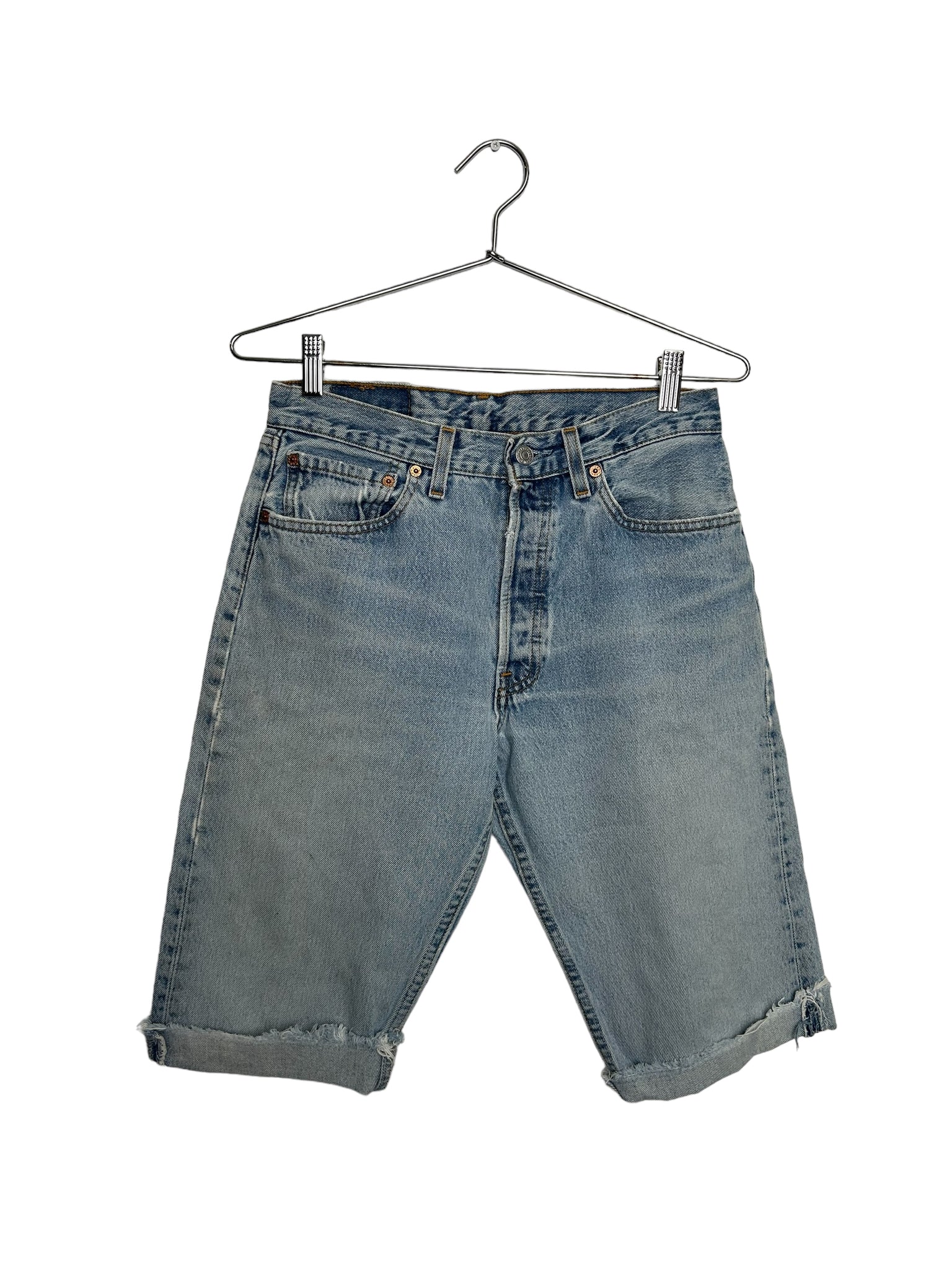 Levi Light Wash Denim Shorts