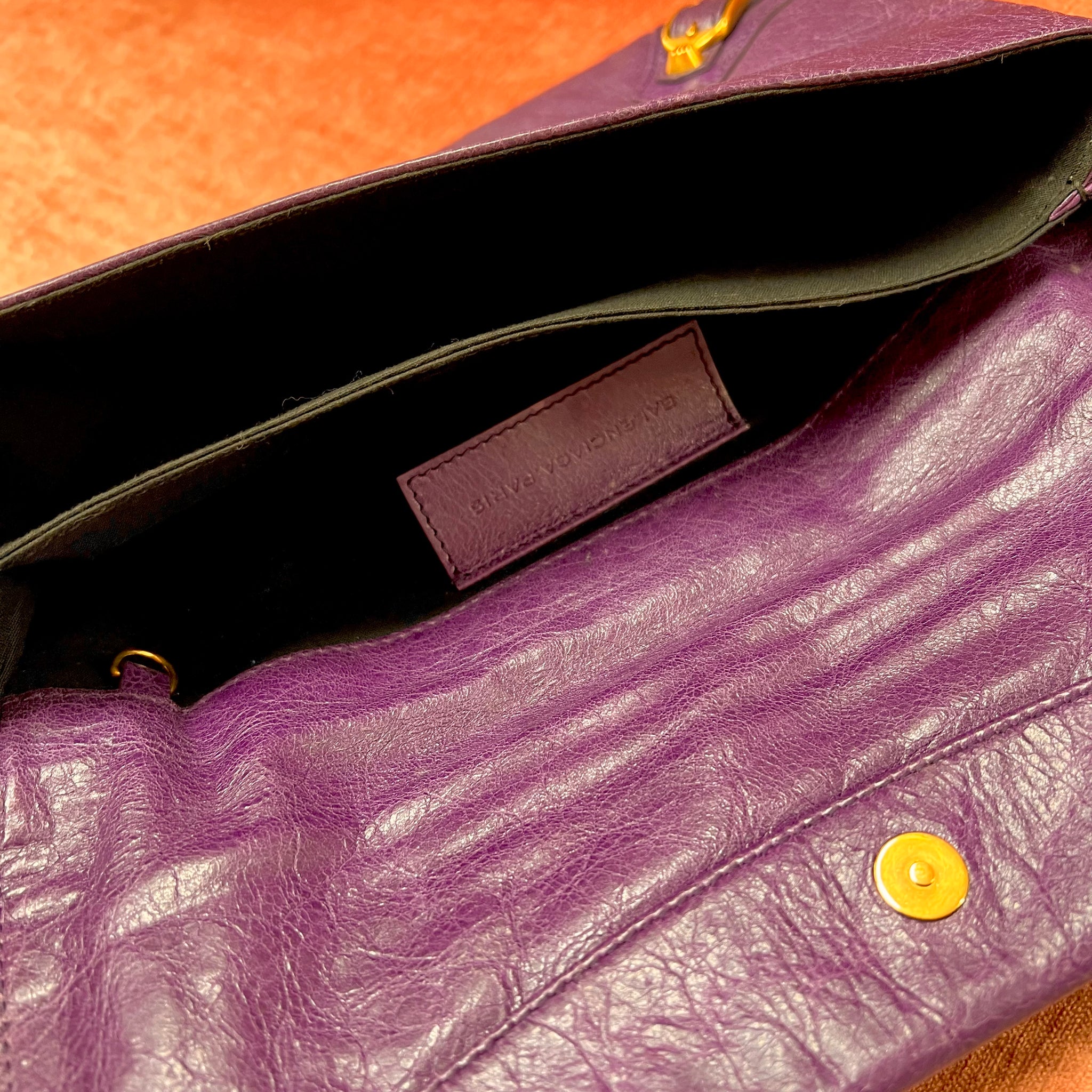 Balenciaga Purple Clutch - Consignment