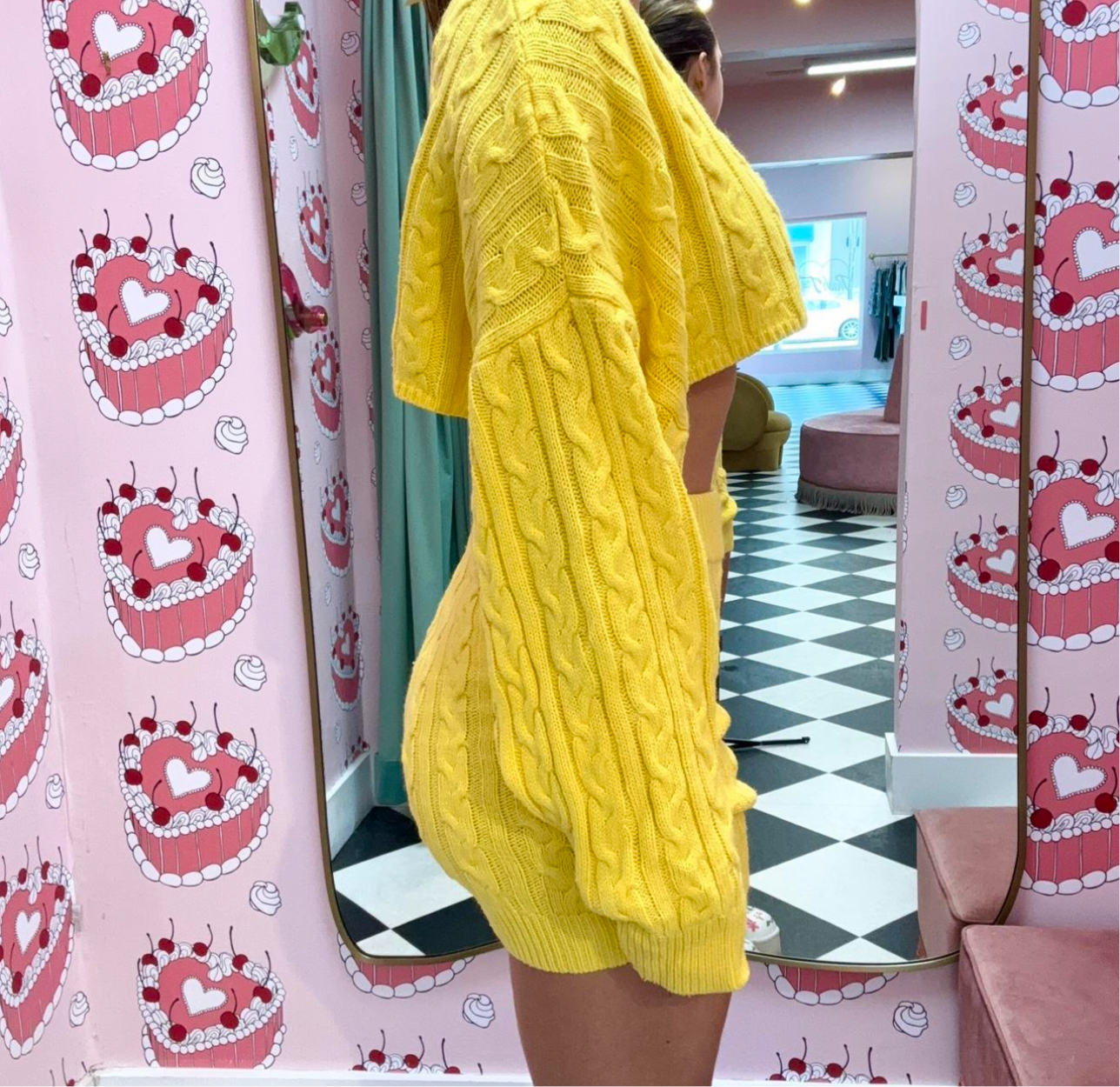 Yellow Knit Co-ord