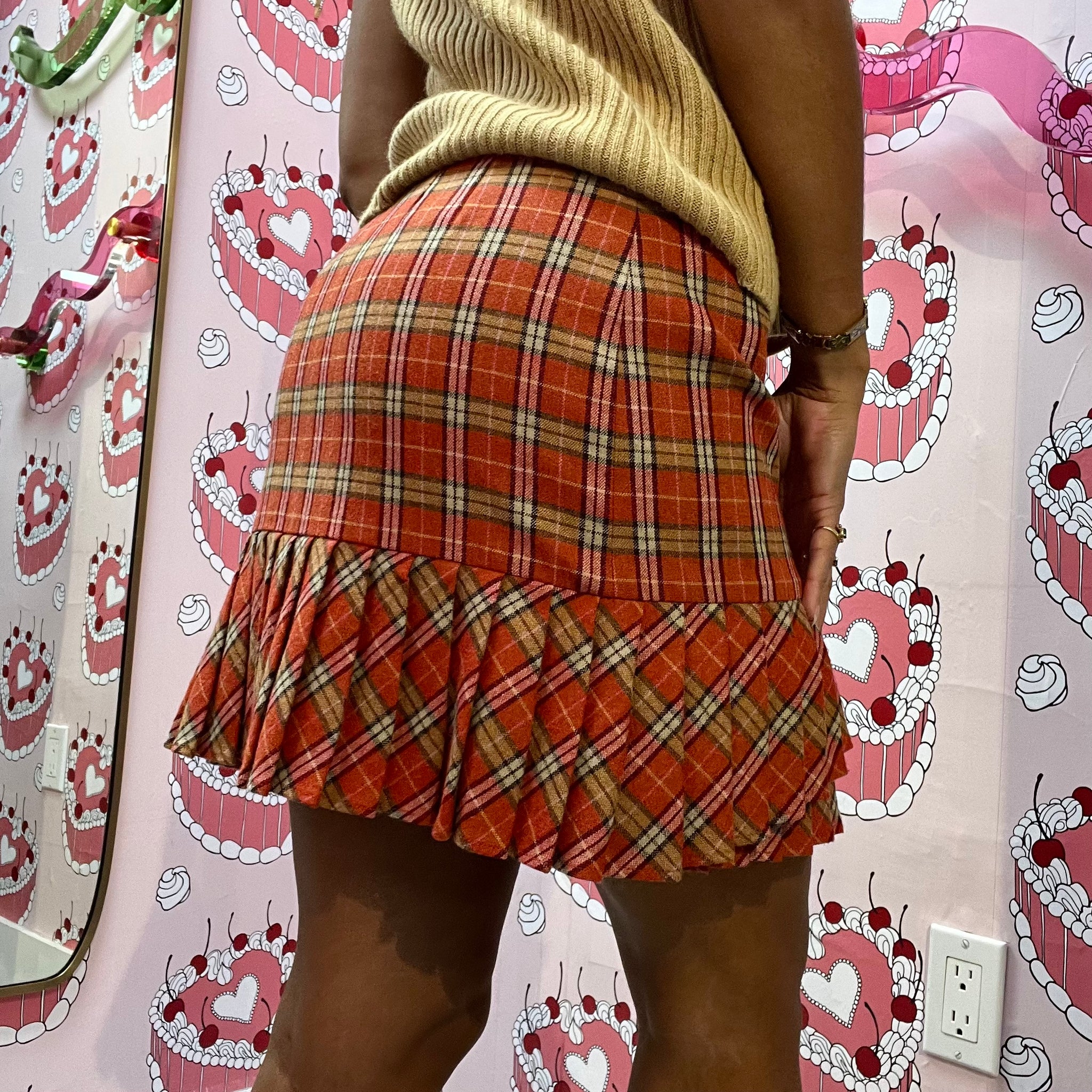 Loft Plaid Skirt