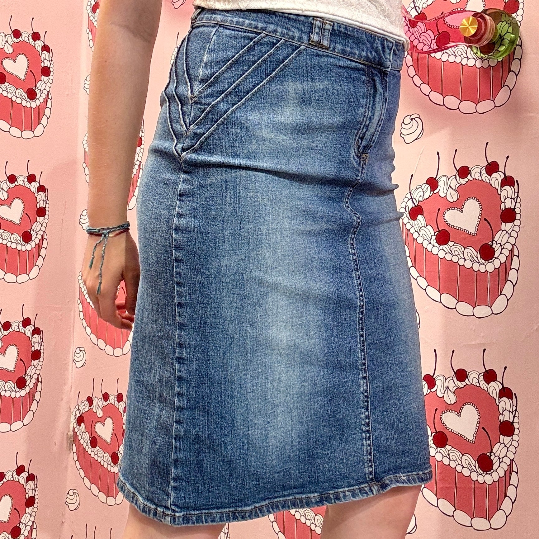 Rampage Denim Midi Skirt