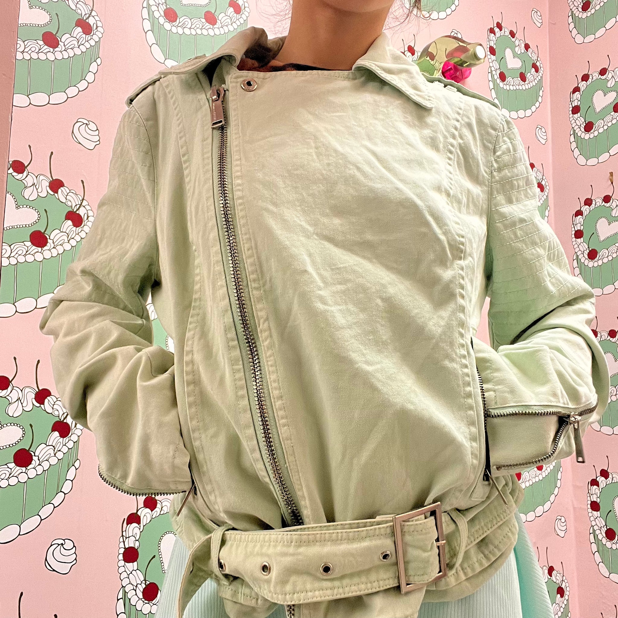 Mint Belt Jacket