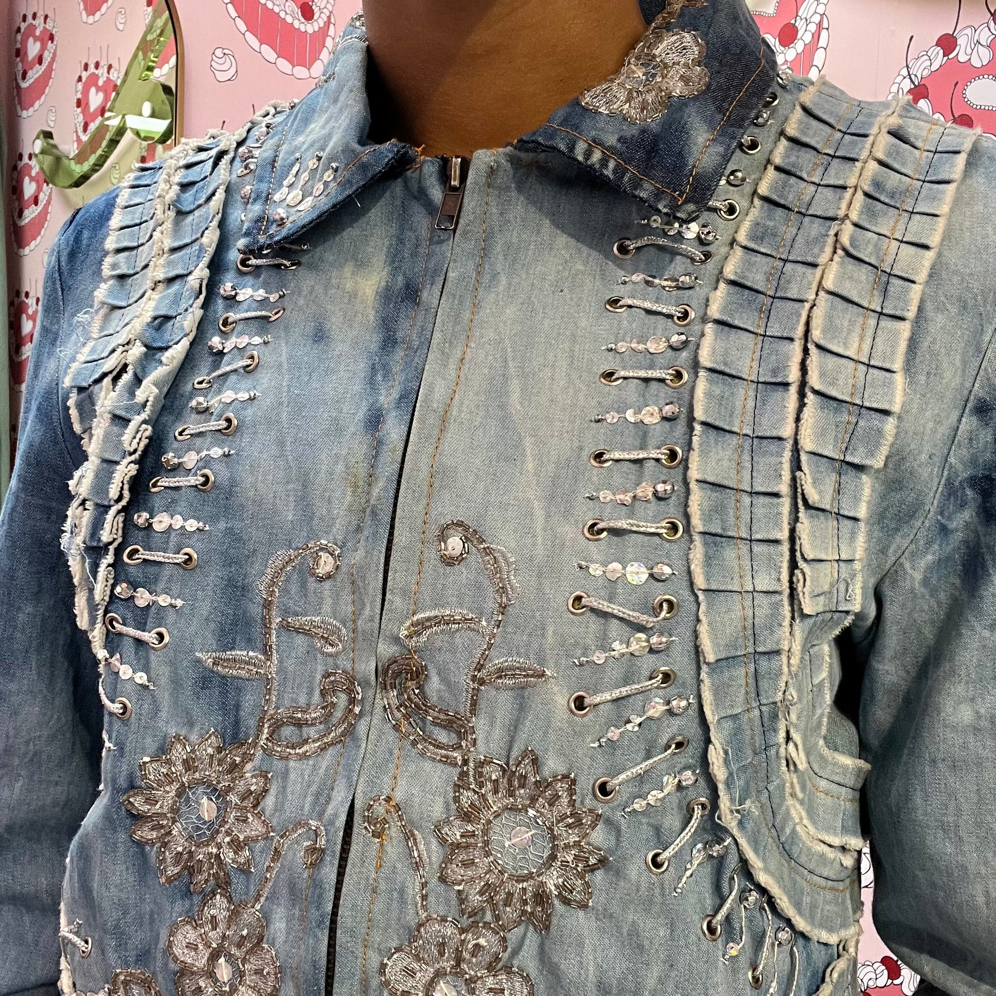 Heavily Detailed Denim Jacket