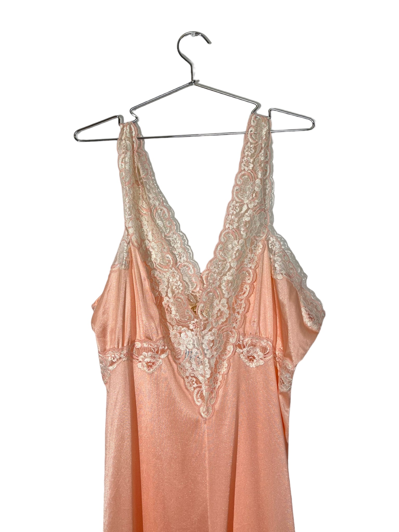 Peach lace Slip Dress