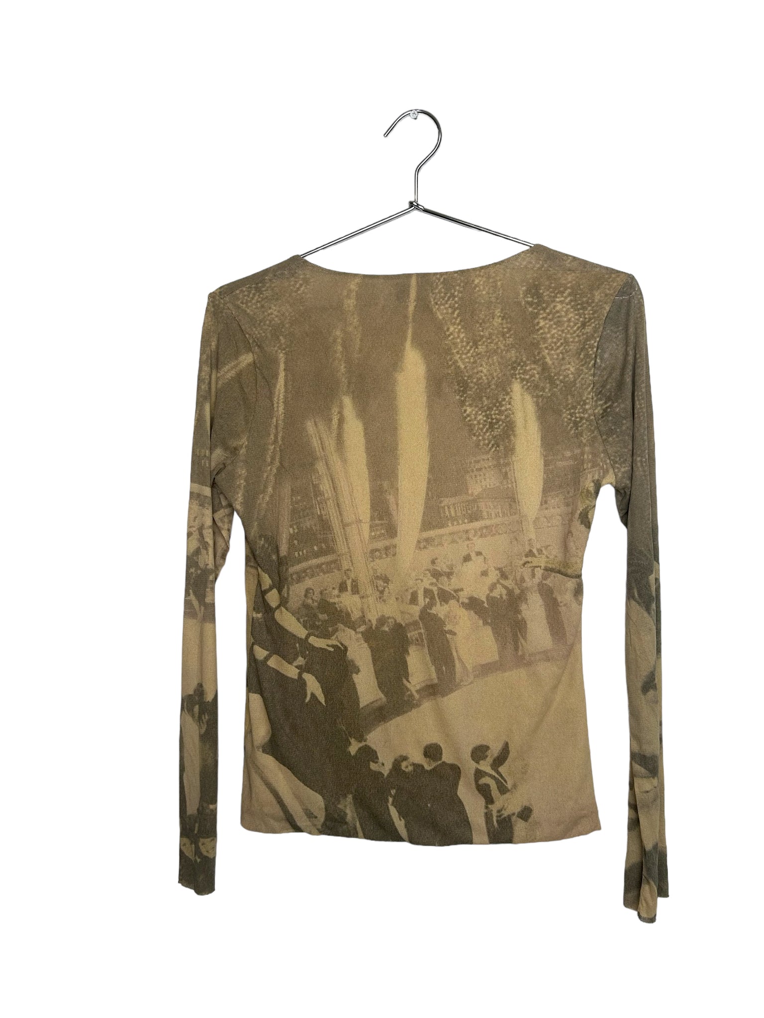 Mesh 1930s Graphic Top