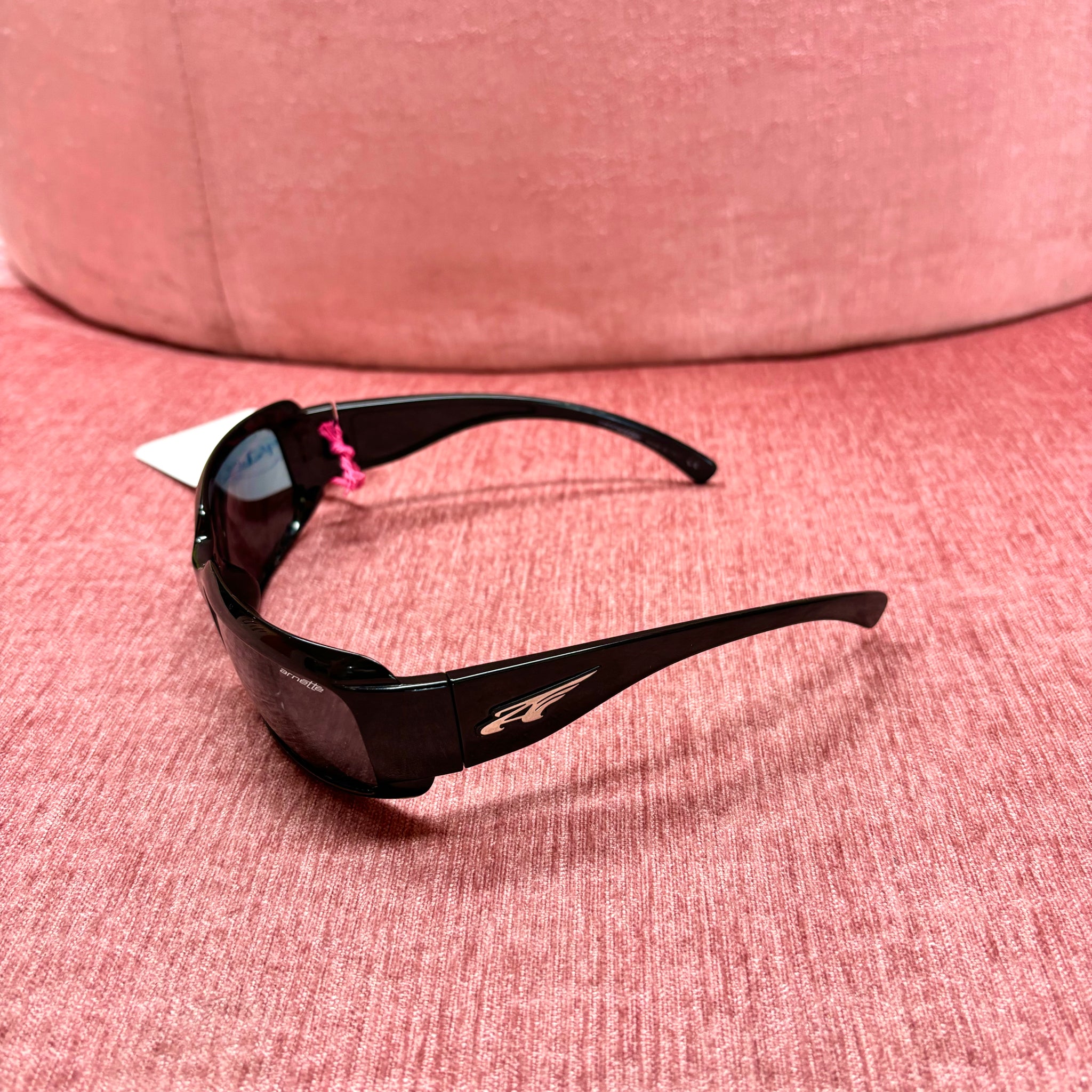 Arnette Black Rectangle Sunglasses