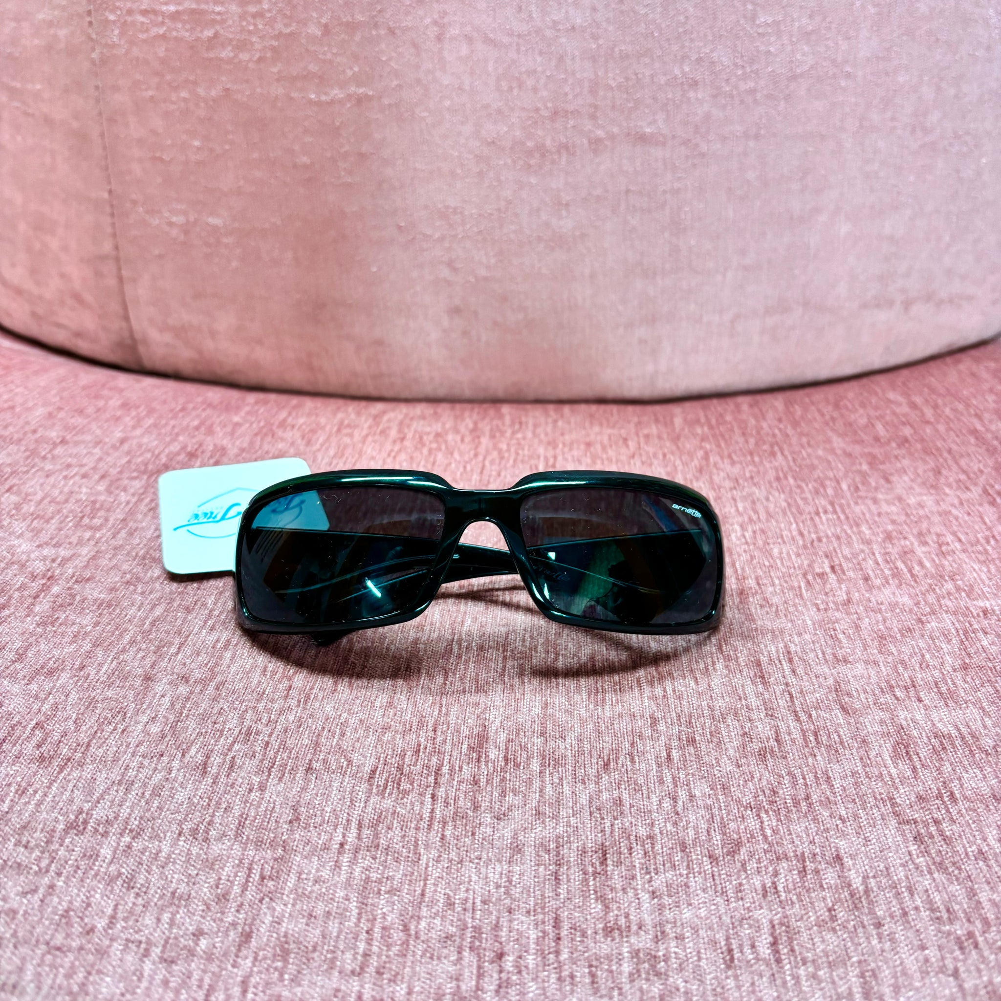 Arnette Black Rectangle Sunglasses