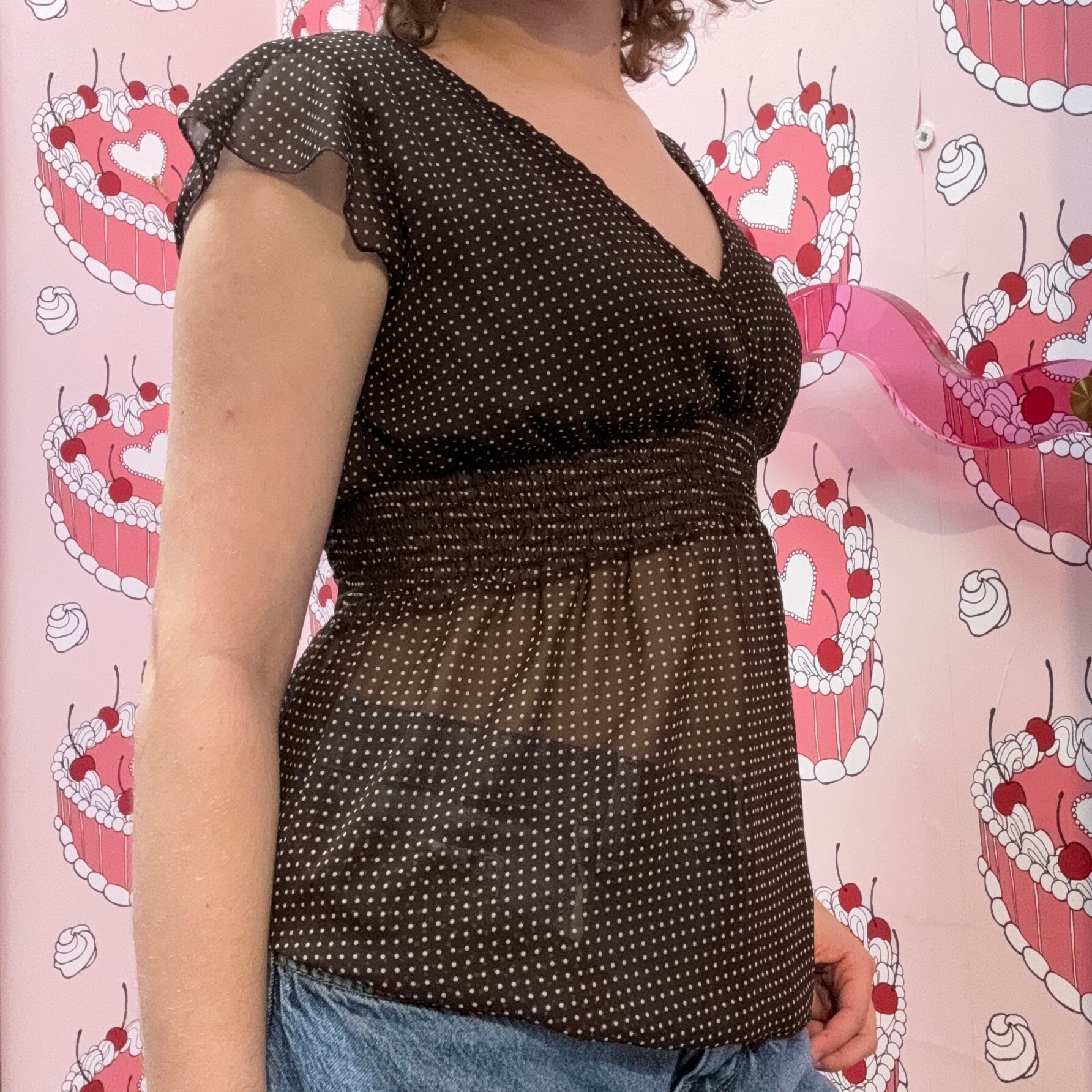 Polka Dot Blouse