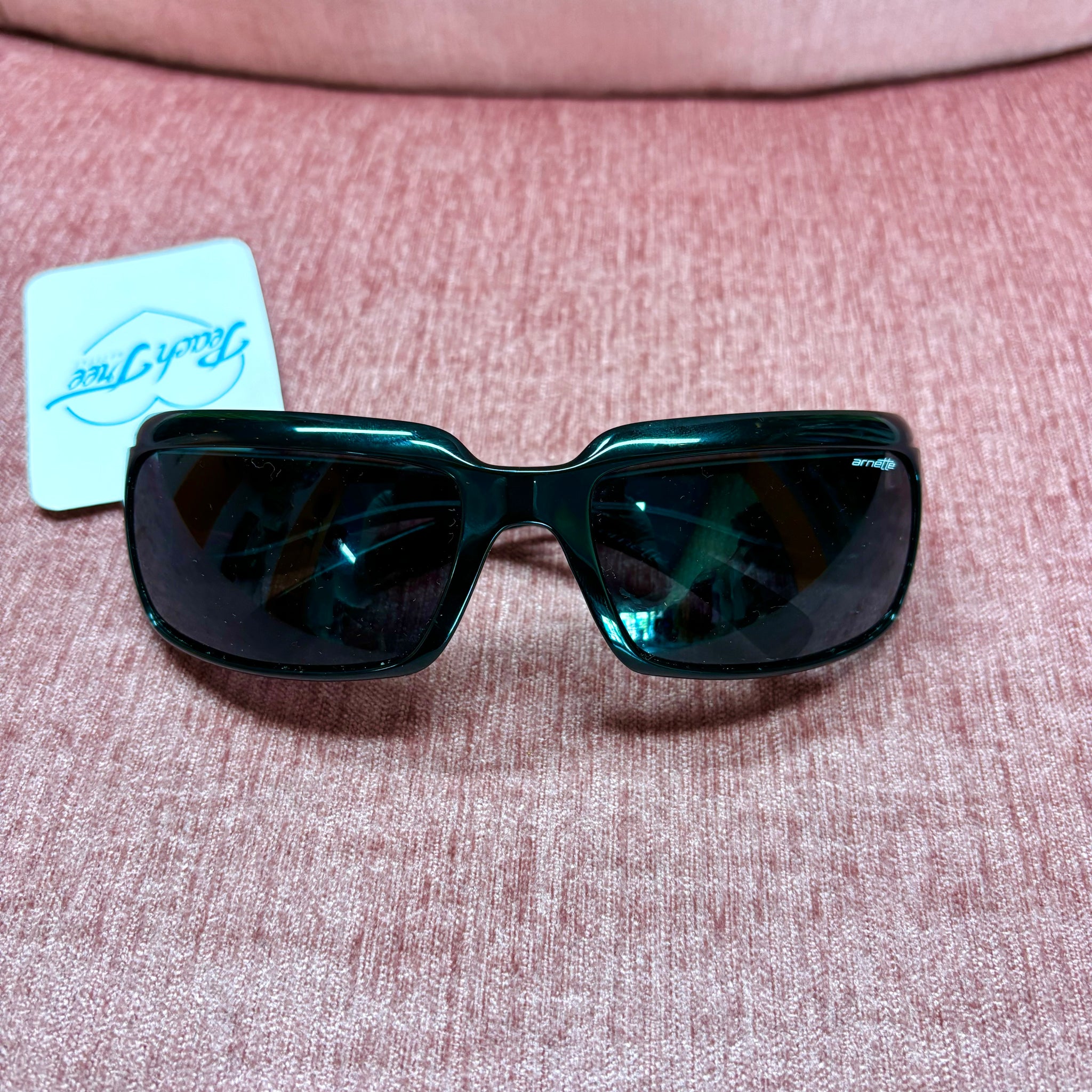 Arnette Black Rectangle Sunglasses