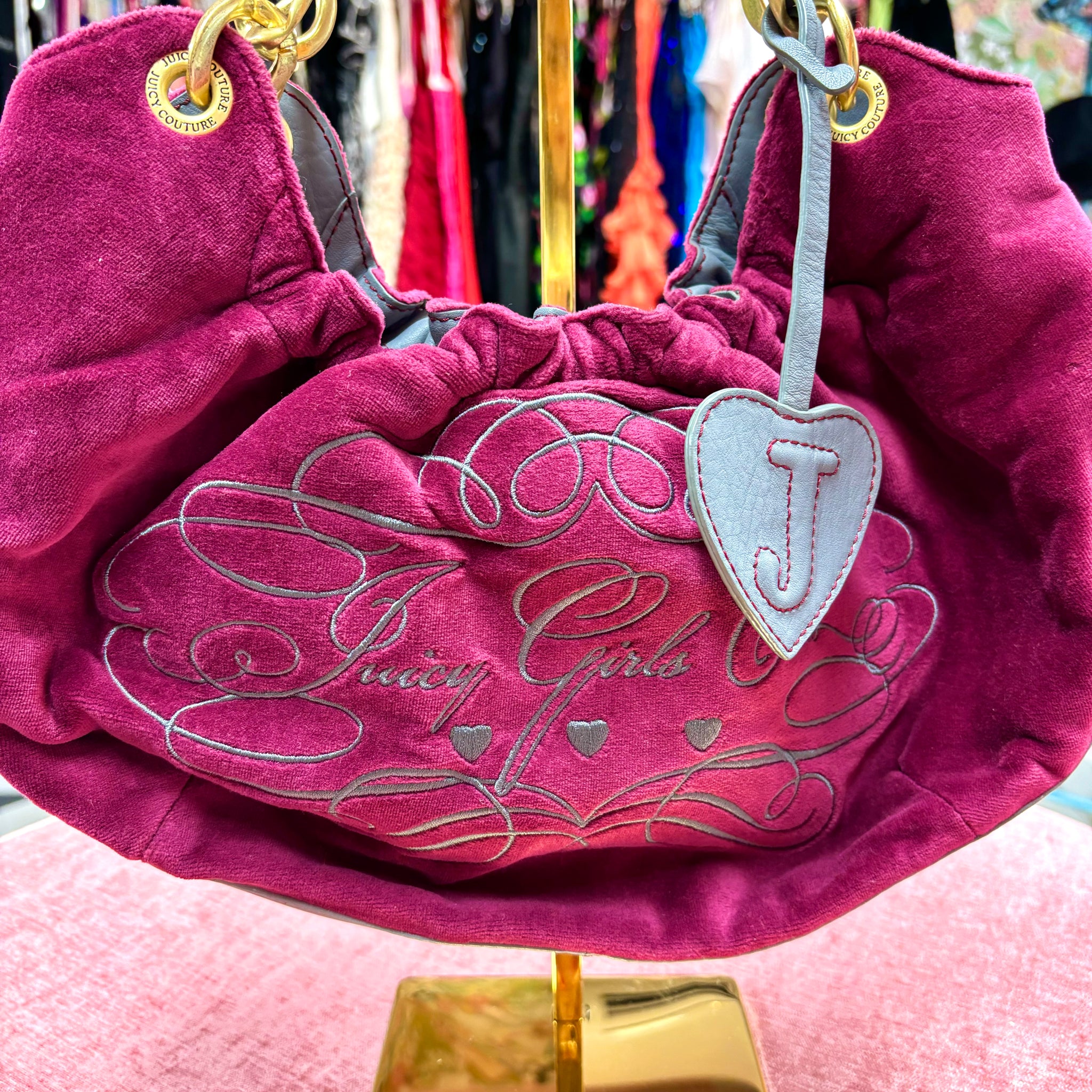 Burgundy Juicy Couture  Handbag