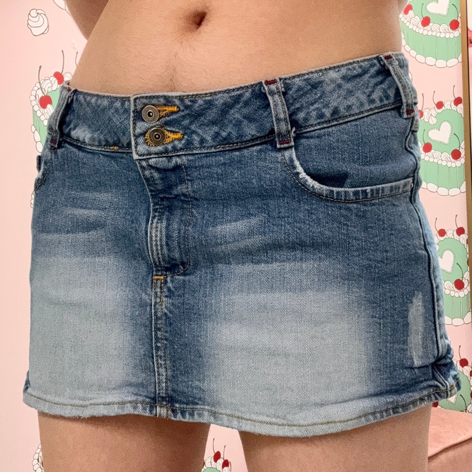 Fiorucci Denim Mini Skirt