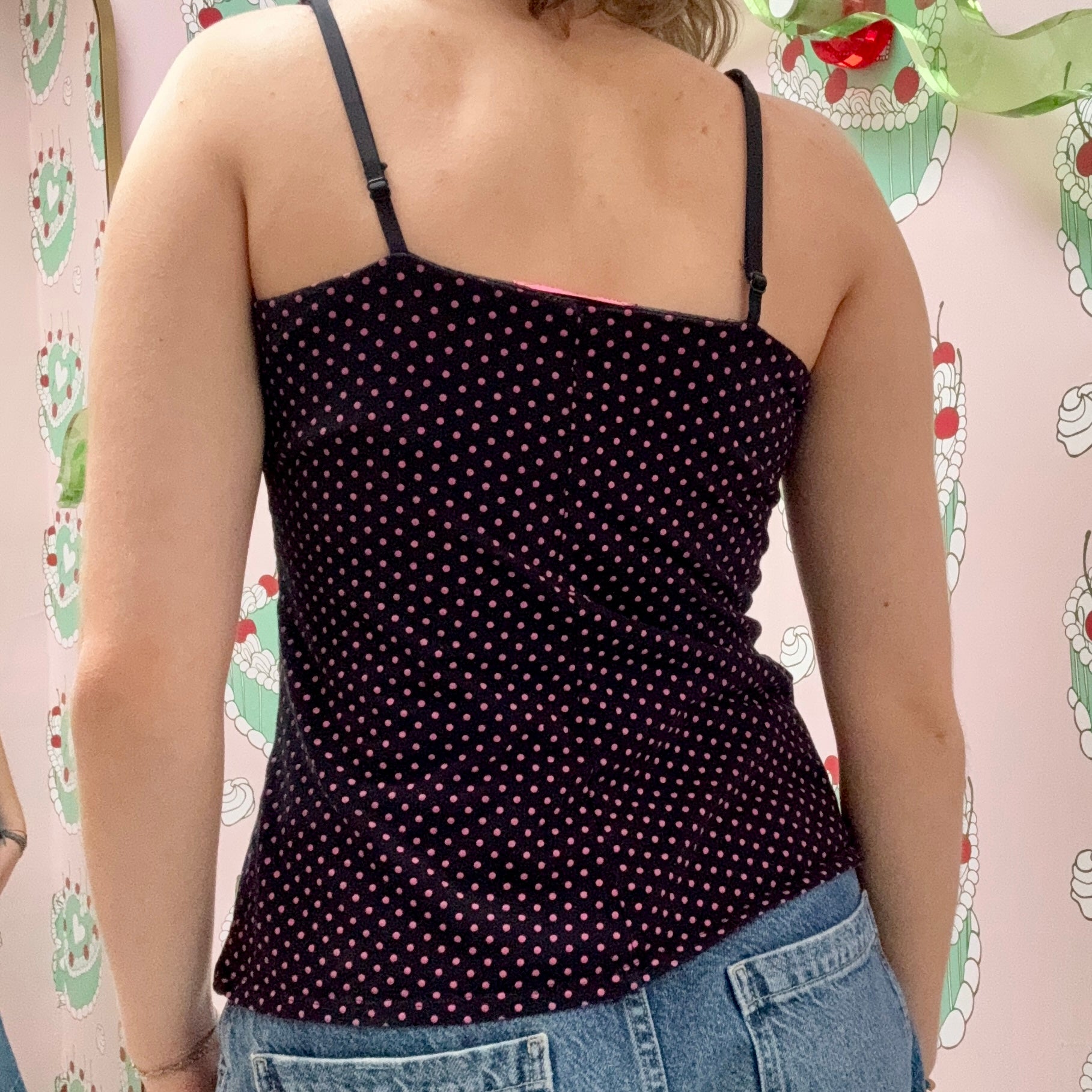 Betsey Johnson Polka Dot Vest