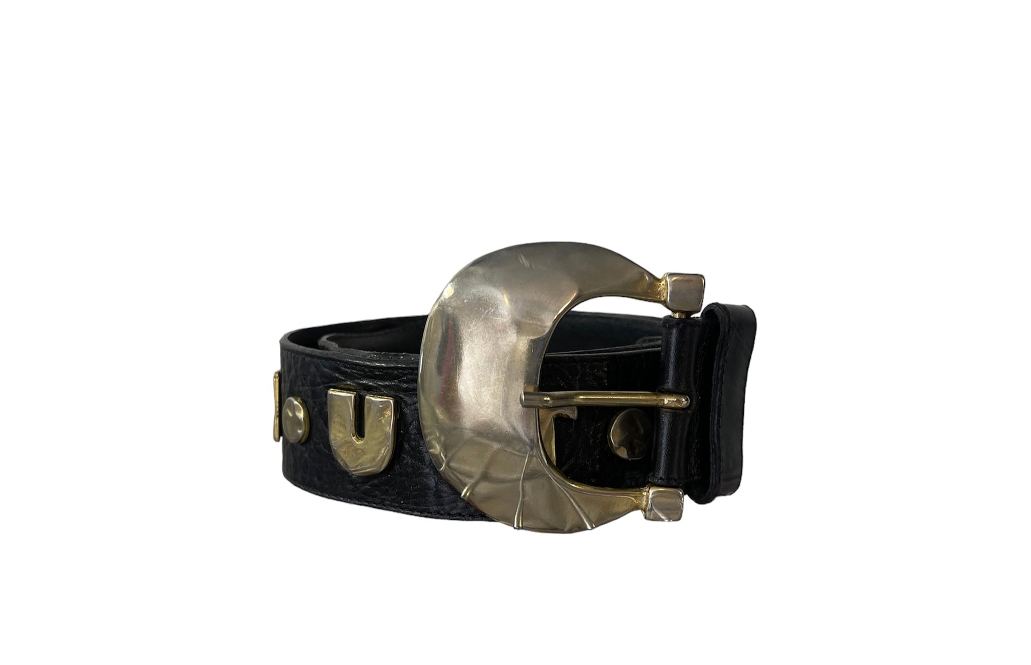 Laurel Black Leather Belt