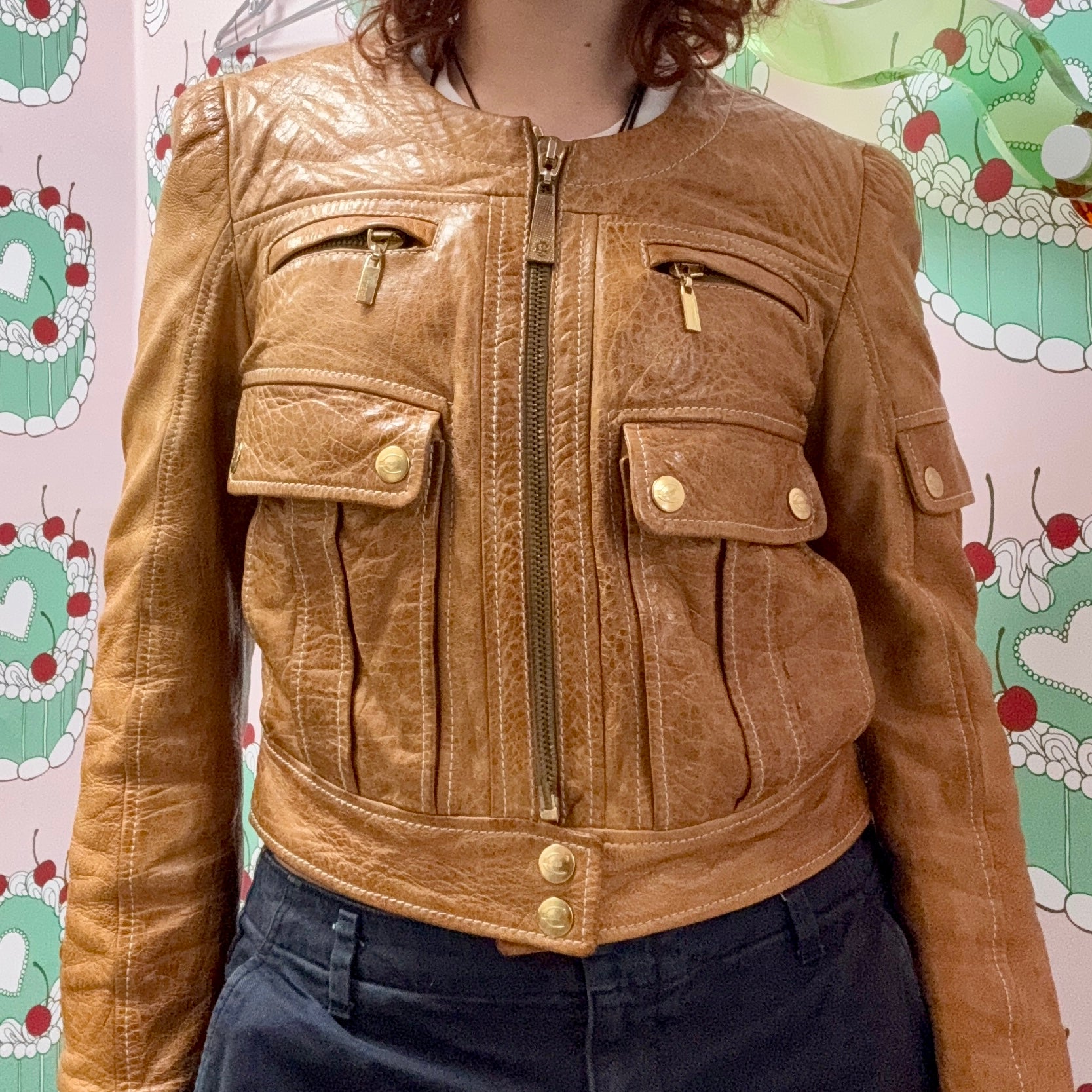 Roberto Cavalli Leather Jacket - Consignment