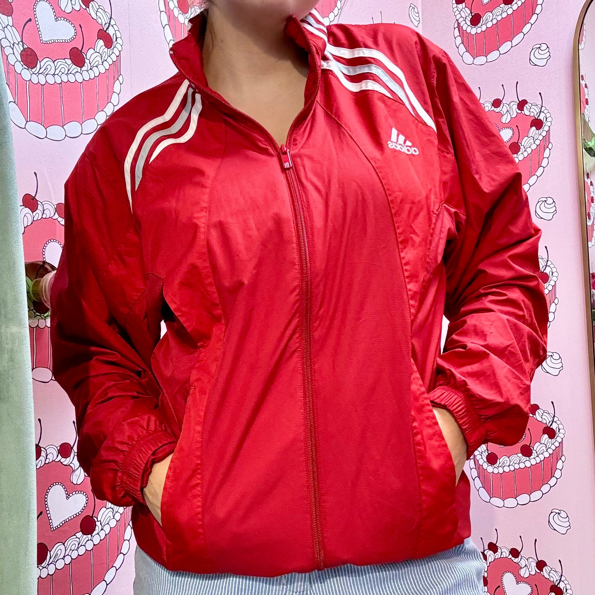 Red Adidas Track Jacket