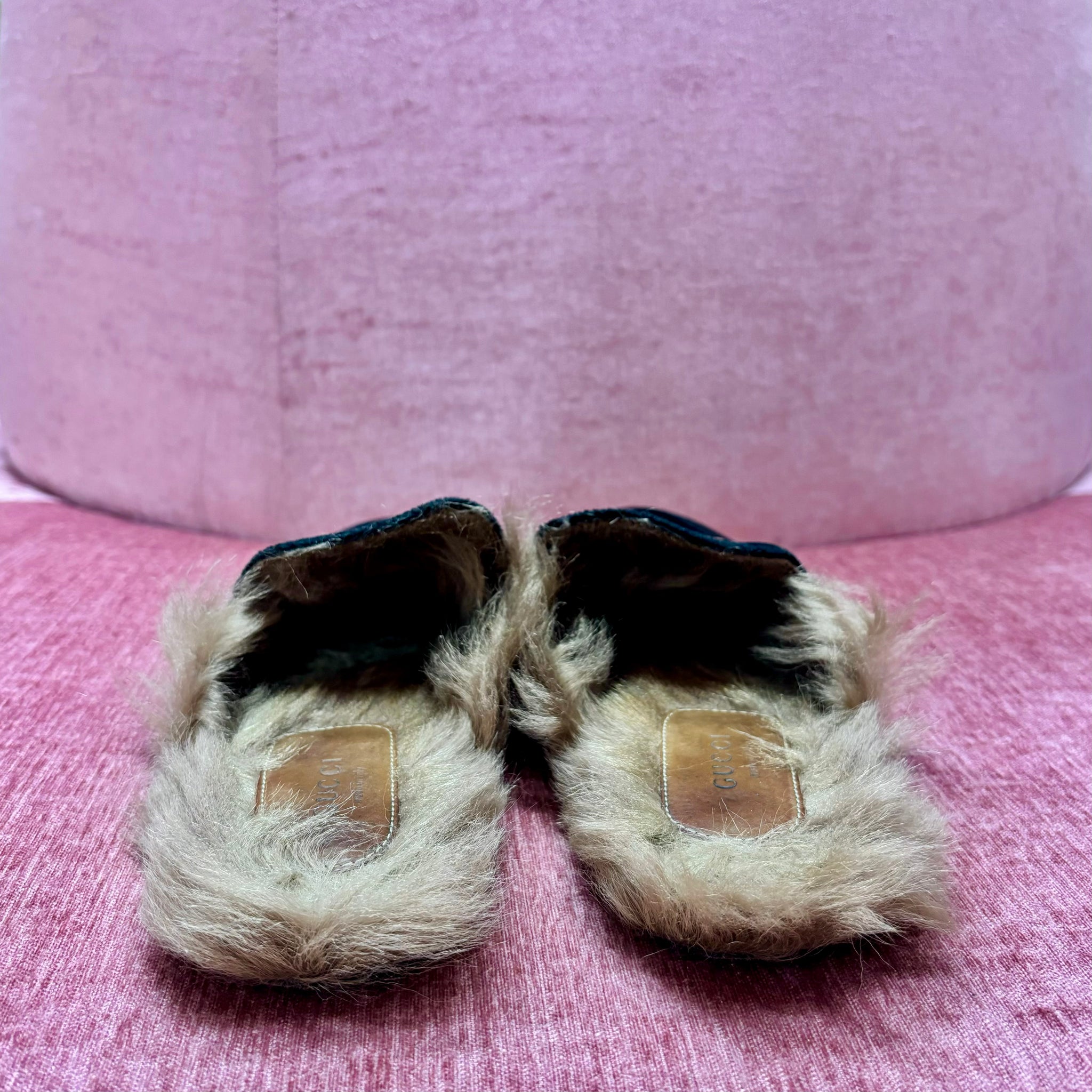 Gucci Fur Loafers