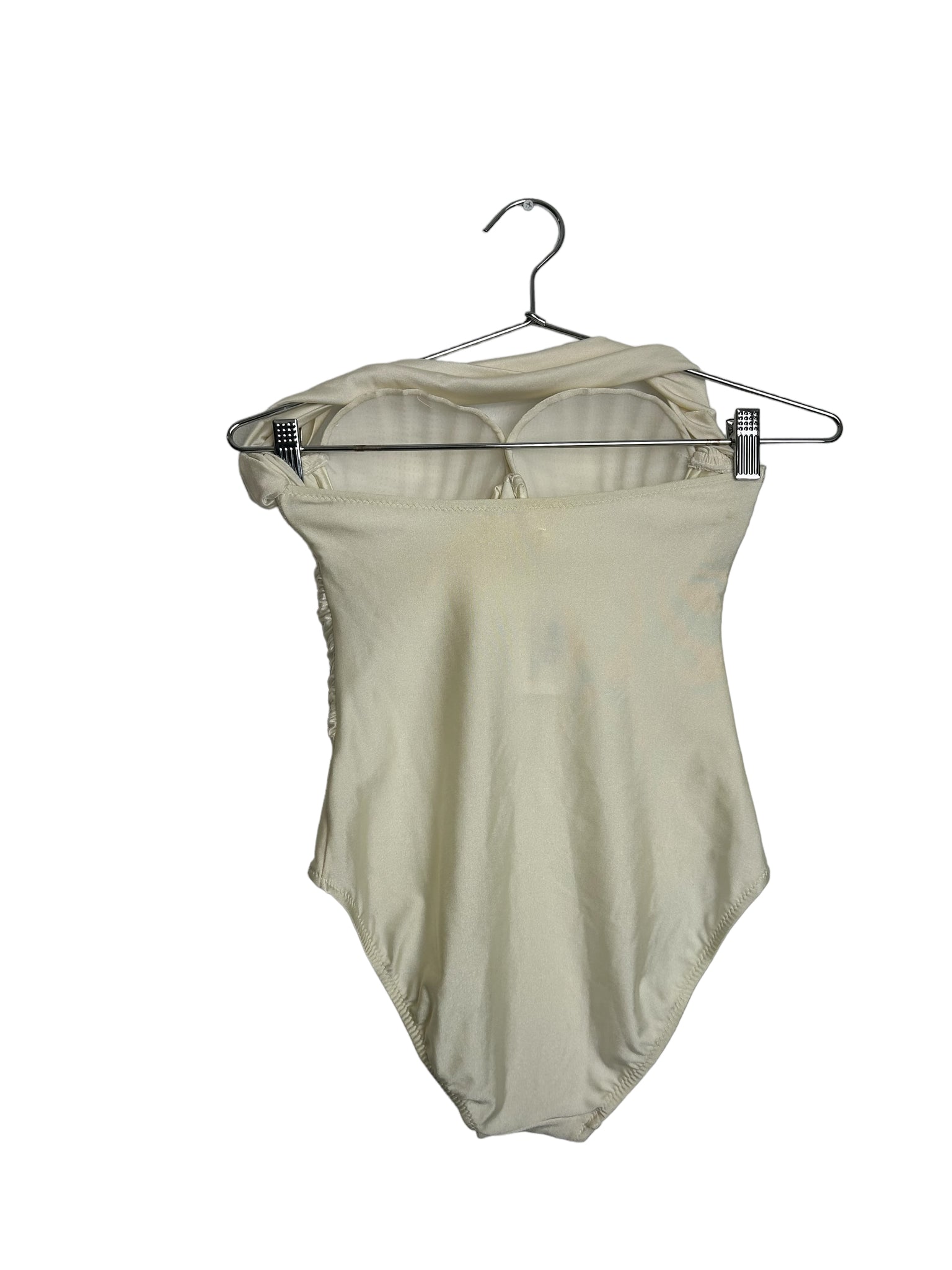 Cupped Cream Bathing Suit