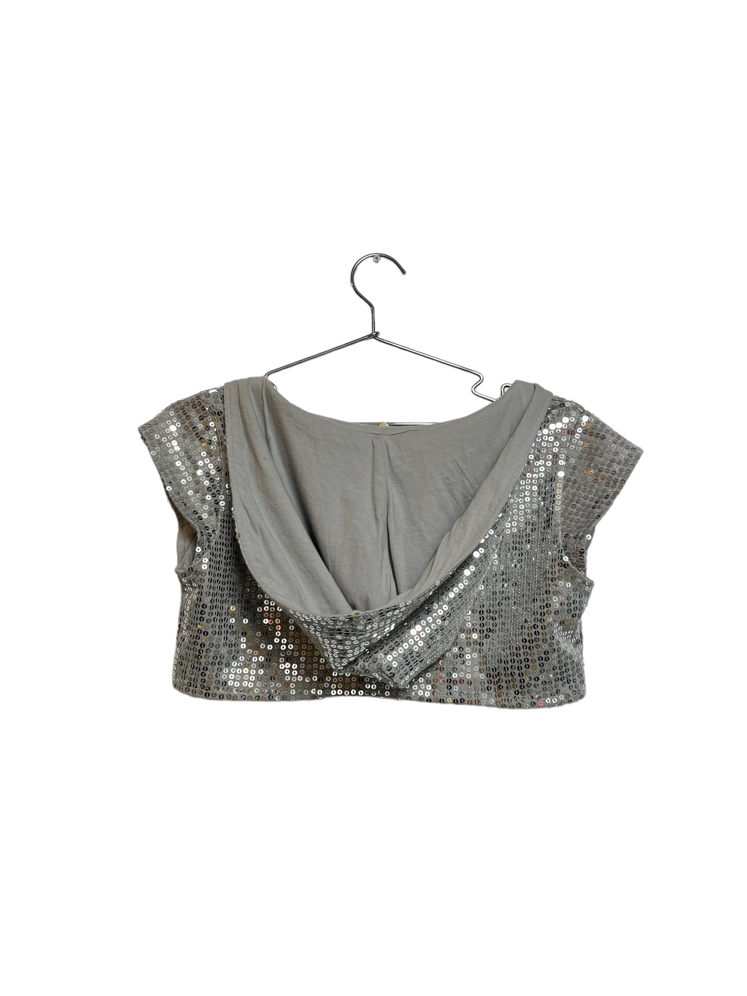 Silver Sequined Top