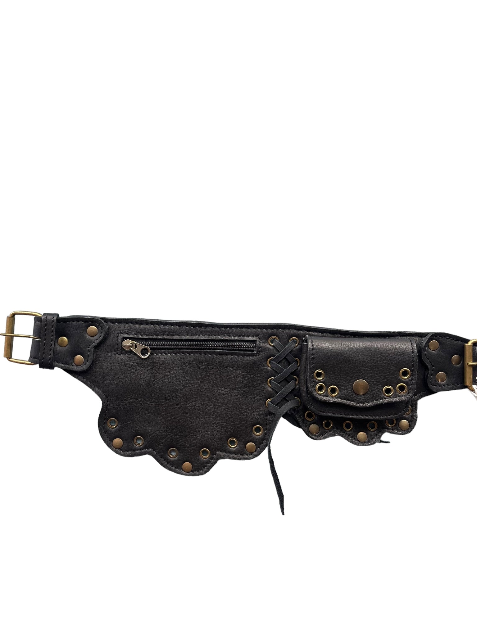 Belt Bag with Eyelets & Buckles