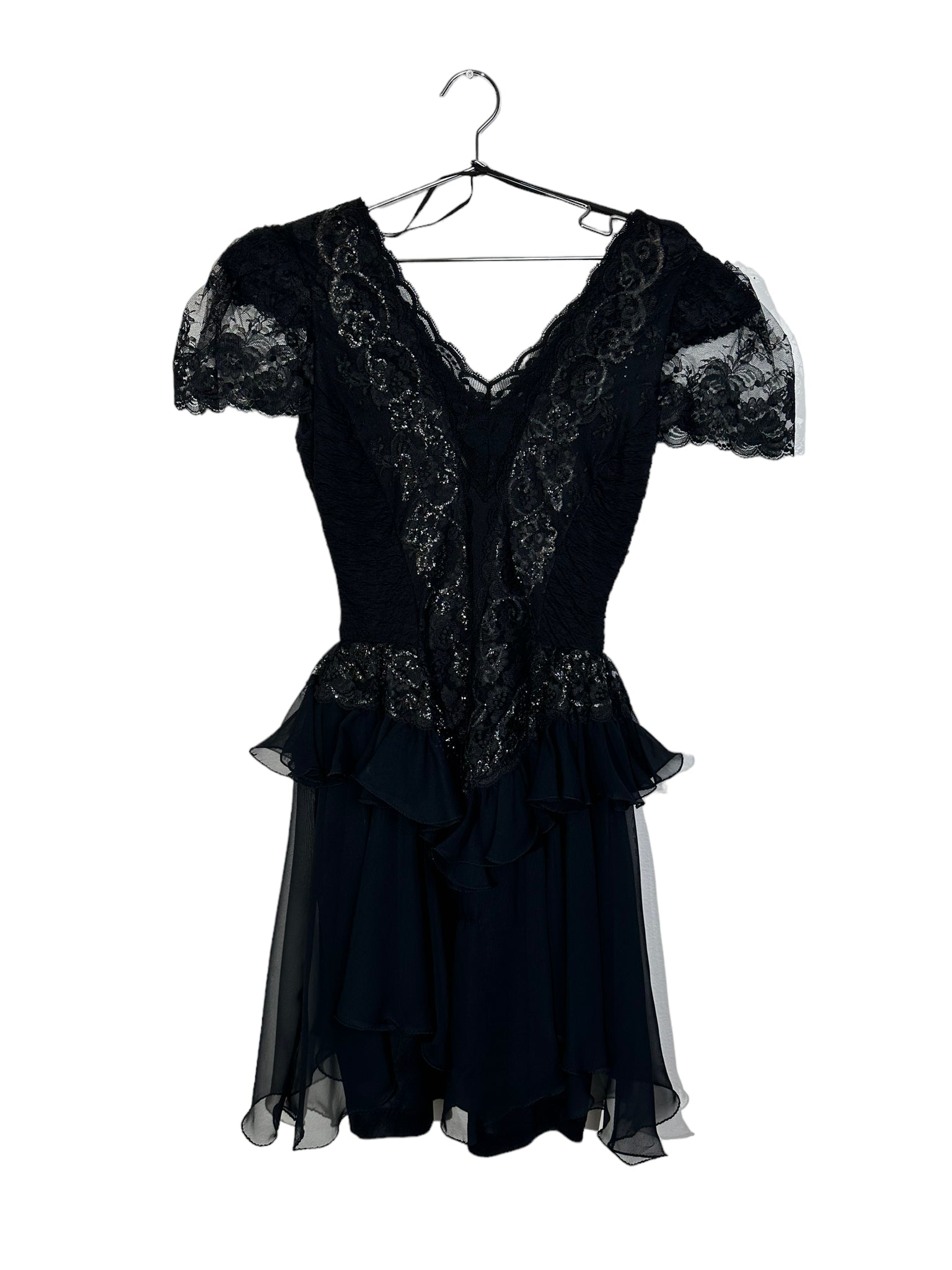 Black Evening Chic Vintage Dress