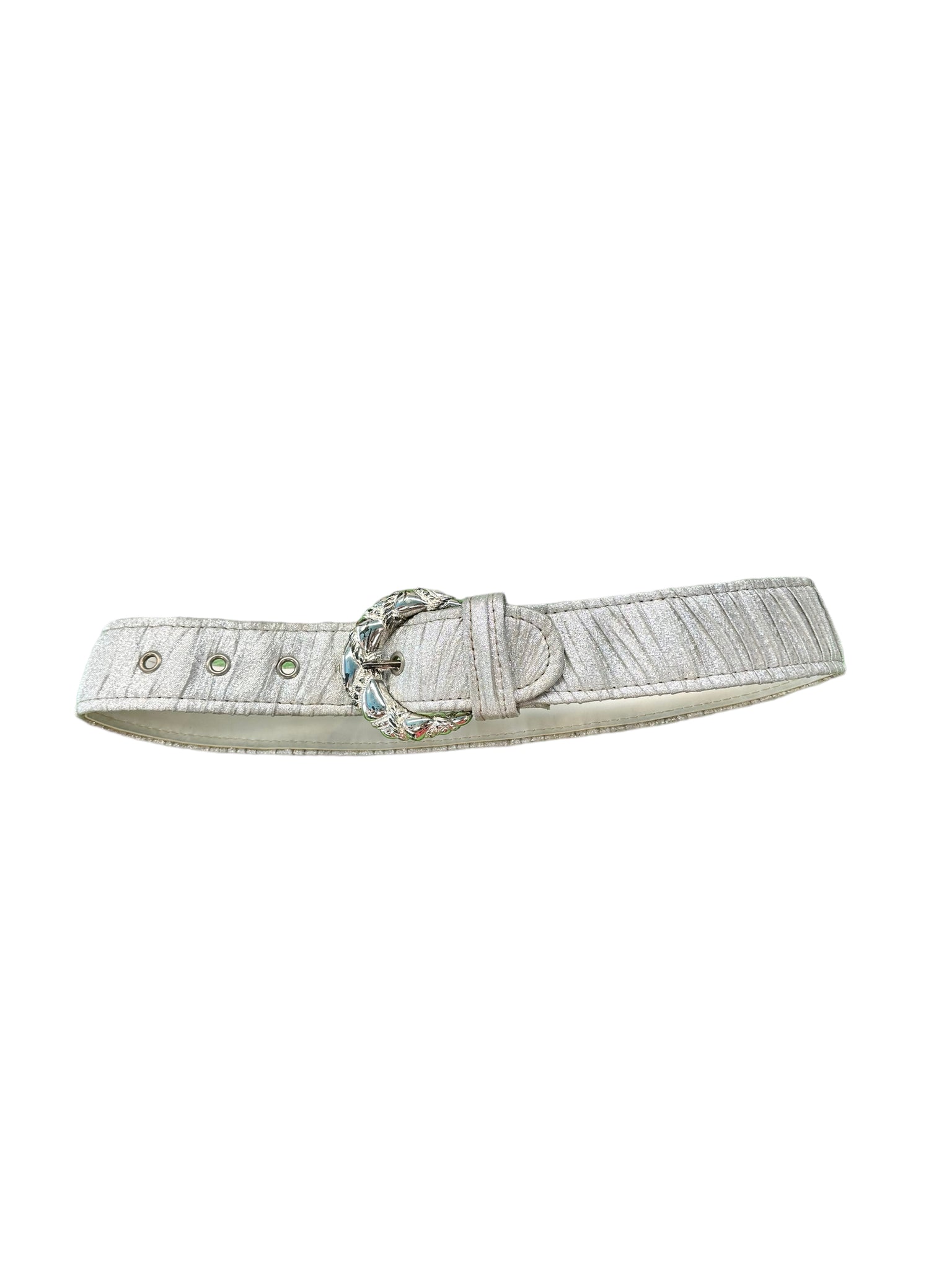 Silver Glitter Chunky Belt