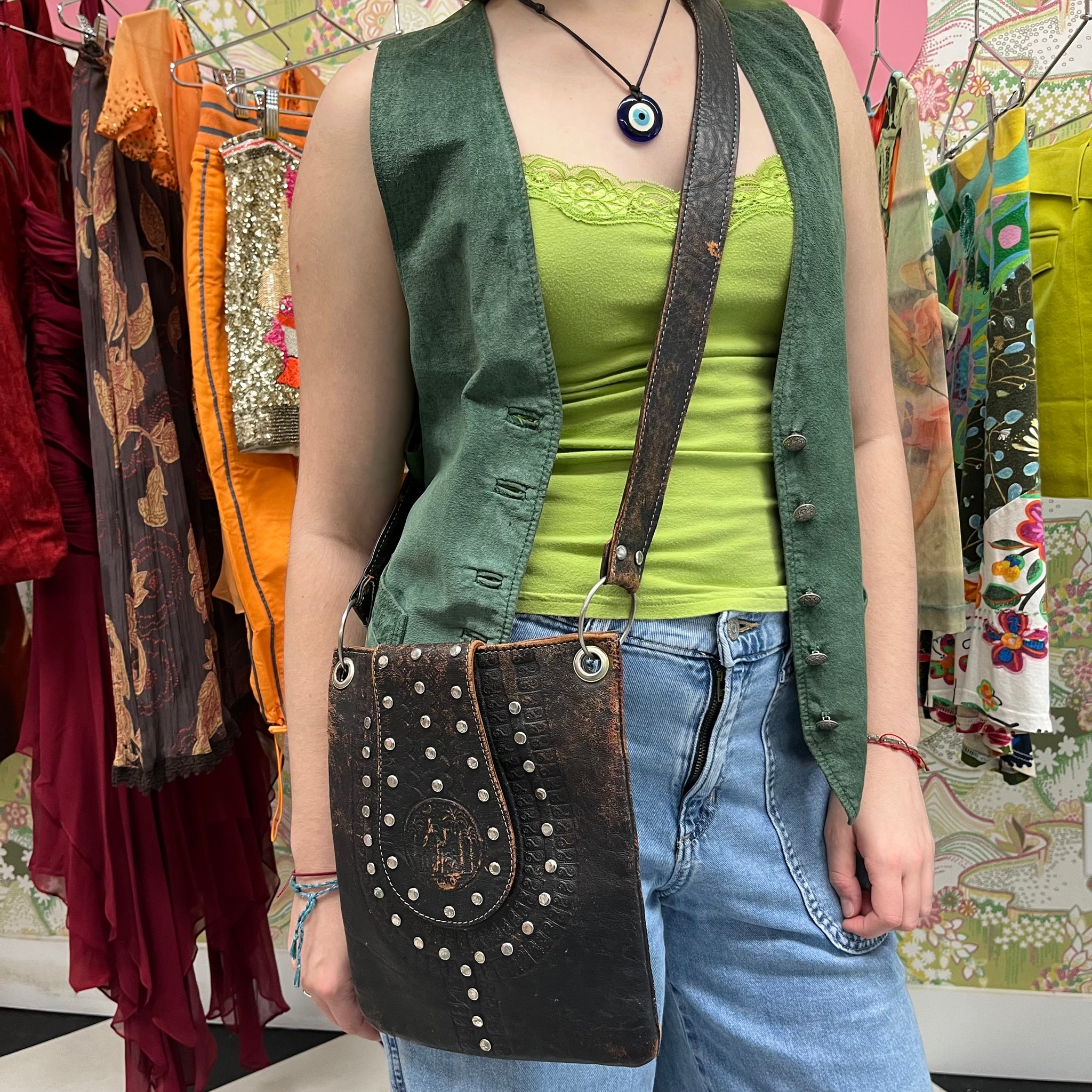 Leather Cross Body Bag