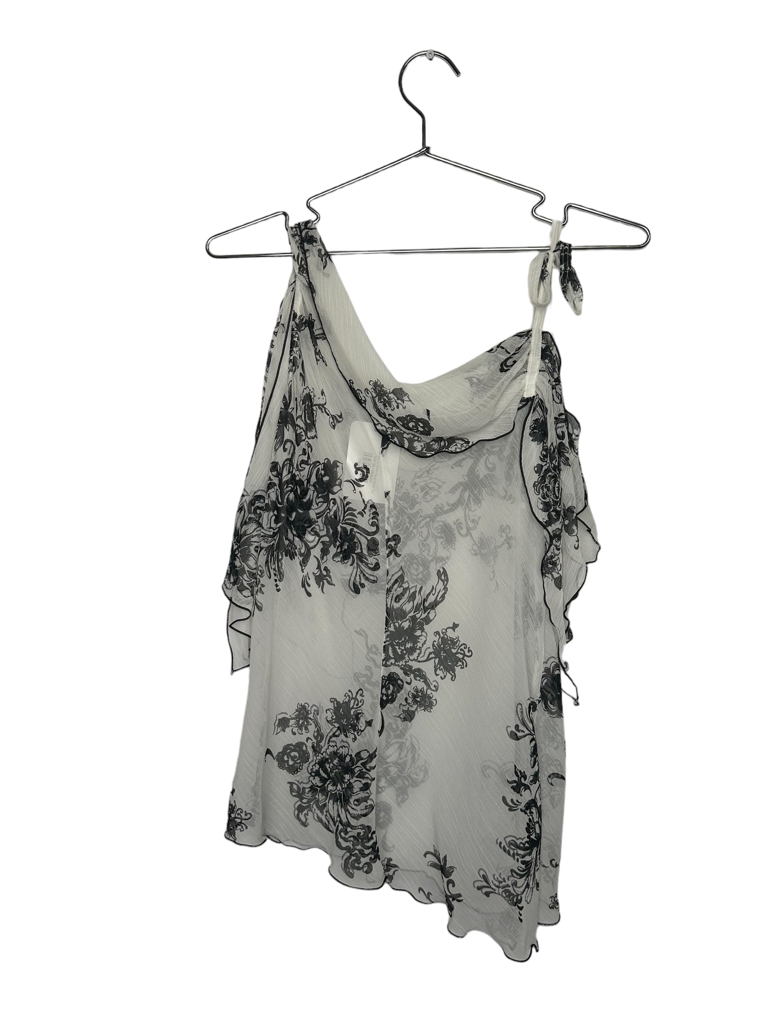 Er L’altamoda White Floral Flowy Top