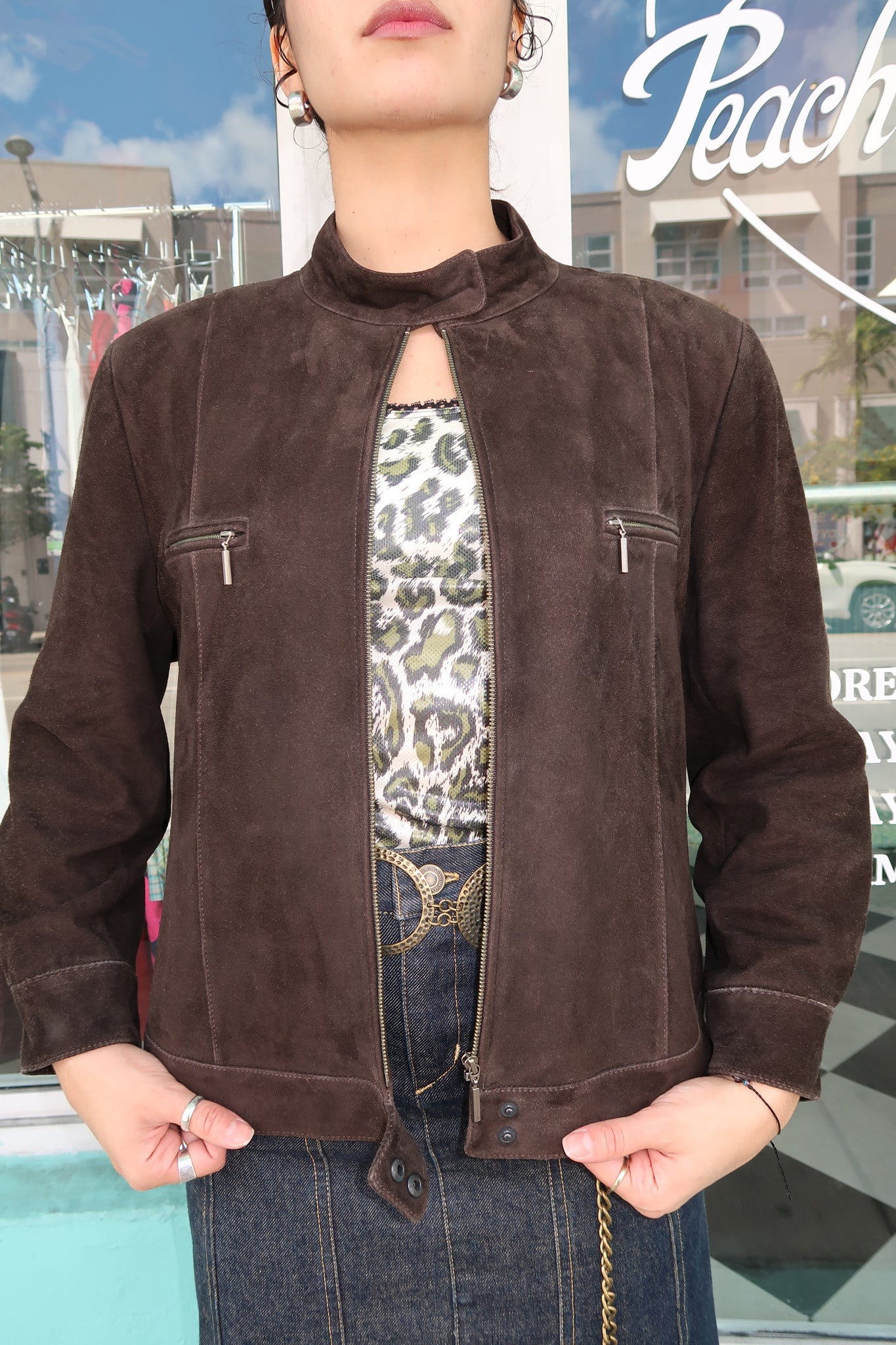 Brown Suede Jacket